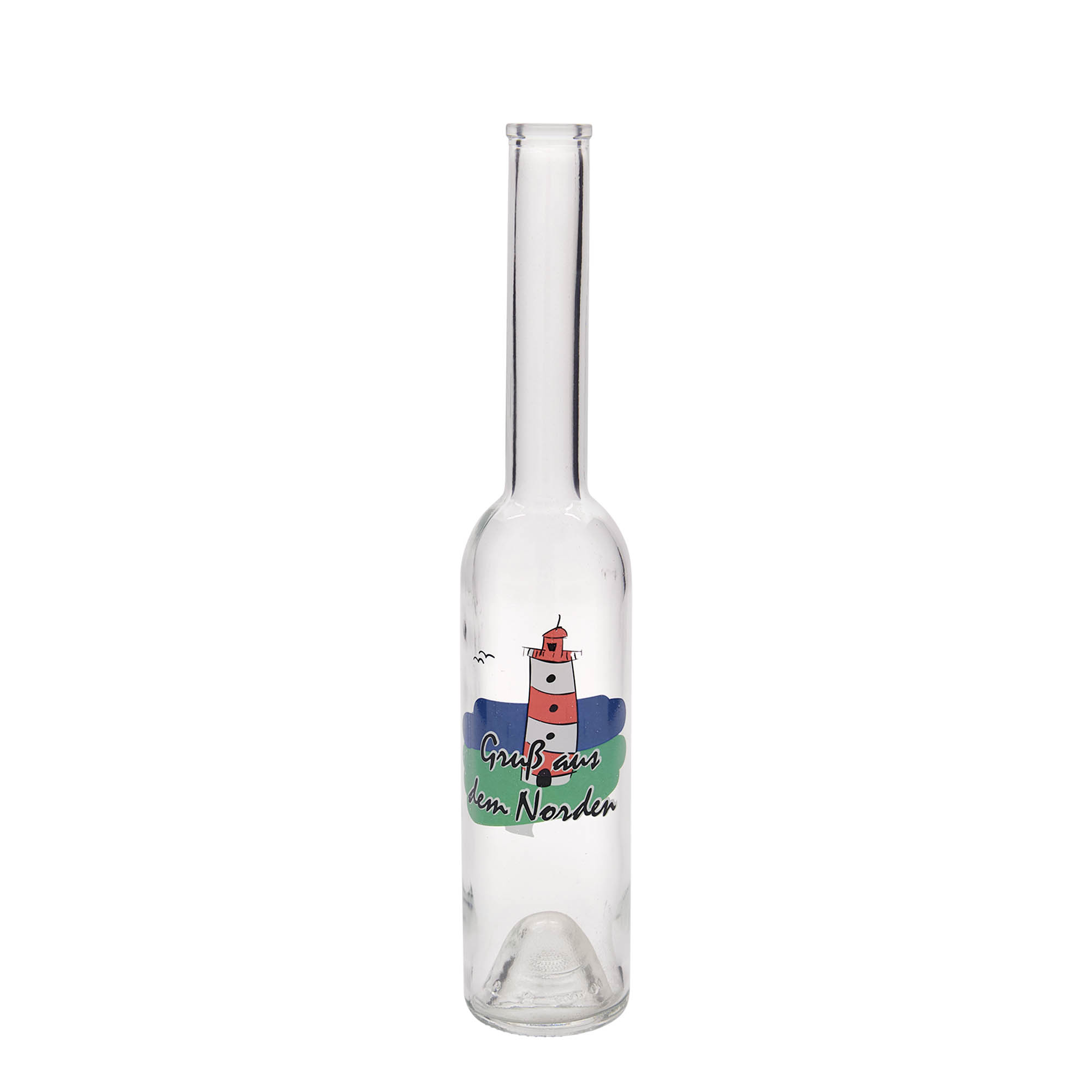 Garrafa de vidro de 350 ml 'Opera', motivo: Norte, bocal: cortiça Garrafa de vidro de 350 ml 'Opera', motivo: Norte, bocal: cortiça