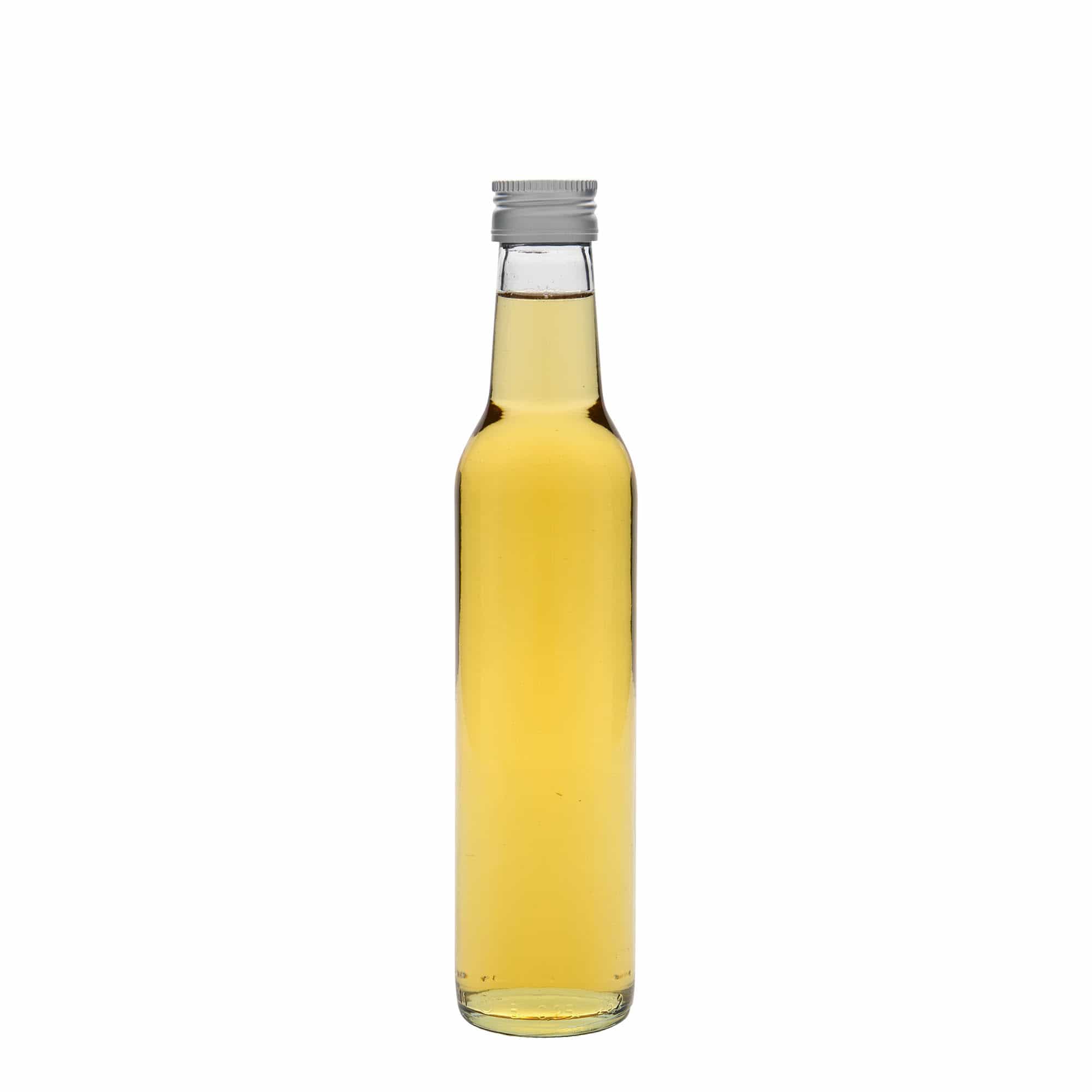 Frasco de vidro de 250 ml 'Cilíndrico', boca: PP 28