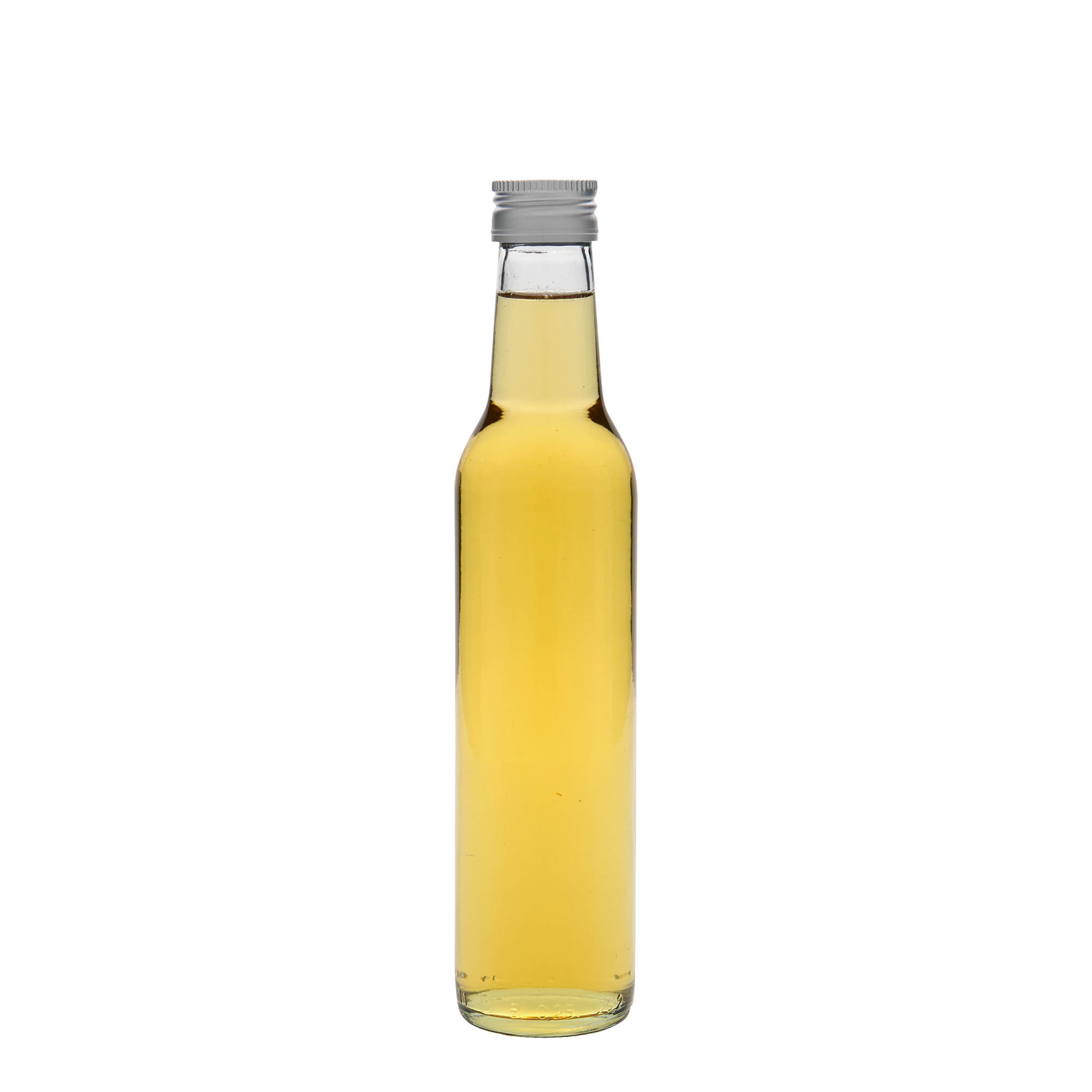 Frasco de vidro de 250 ml 'Cilíndrico', boca: PP 28 Frasco de vidro de 250 ml 'Cilíndrico', boca: PP 28