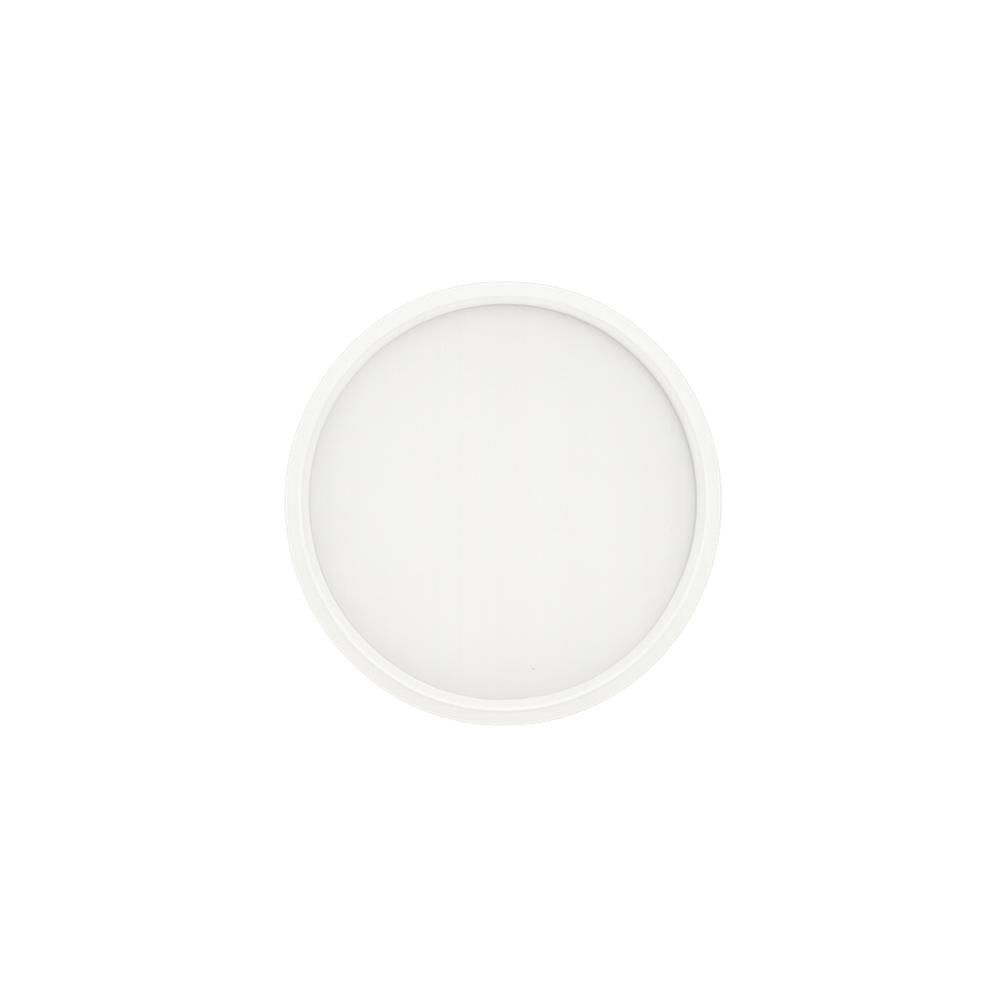 Tampa de rosca para 30 ml 'Brown Line', PP, branco