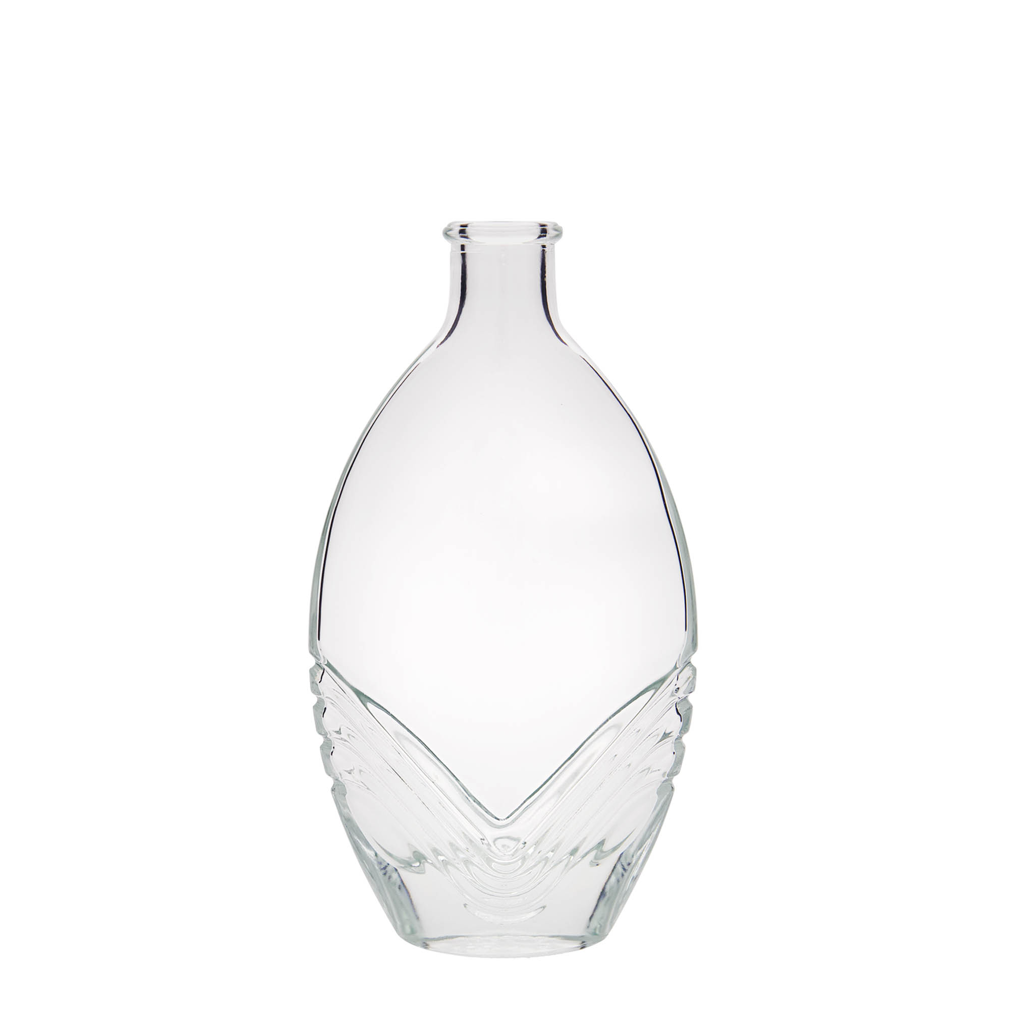 Frasco de vidro de 200 ml 'Florence', oval, boca: cortiça Frasco de vidro de 200 ml 'Florence', oval, boca: cortiça