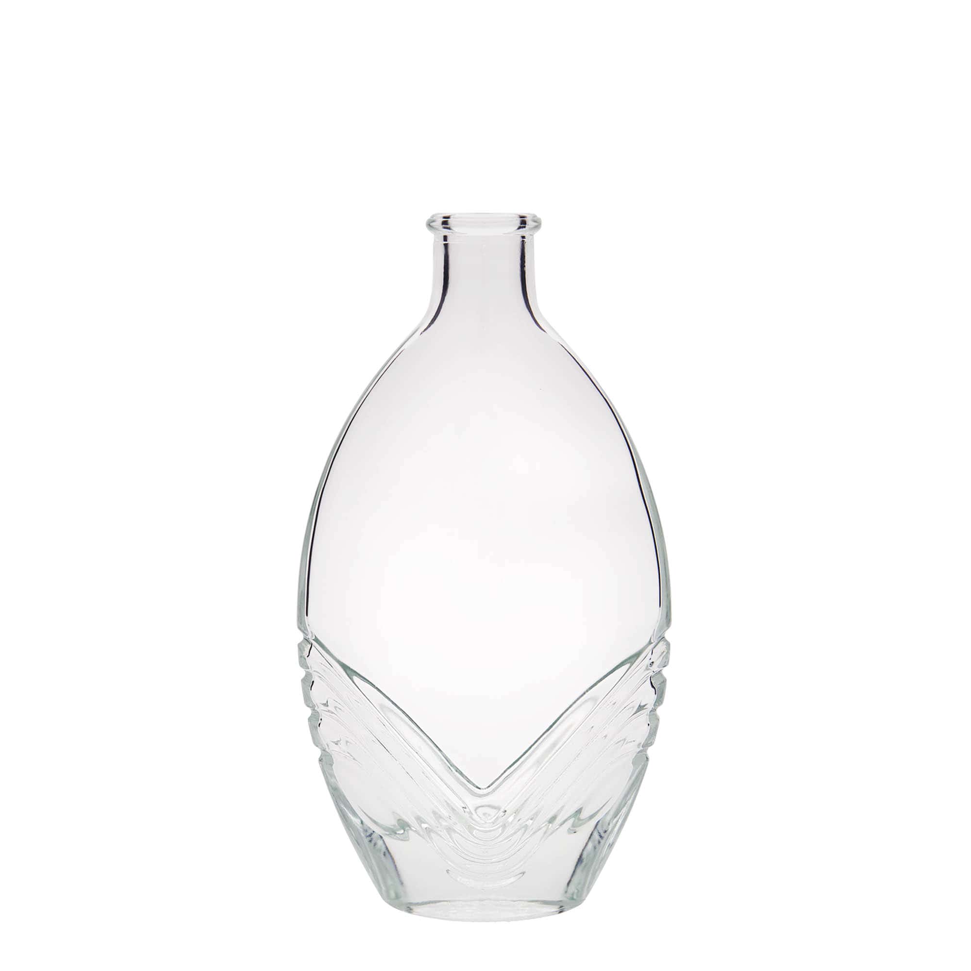 Frasco de vidro de 200 ml 'Florence', oval, boca: cortiça