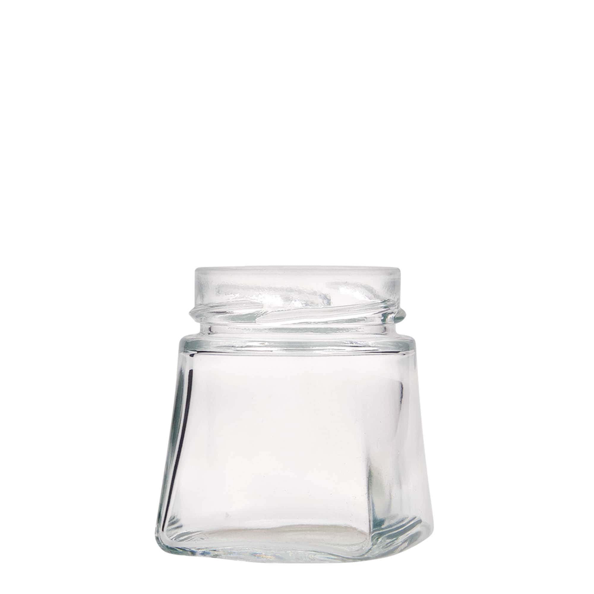 212 ml Frasco quadrado 'Luxor', Boca: Deept-Twist-Off (DTO 63)