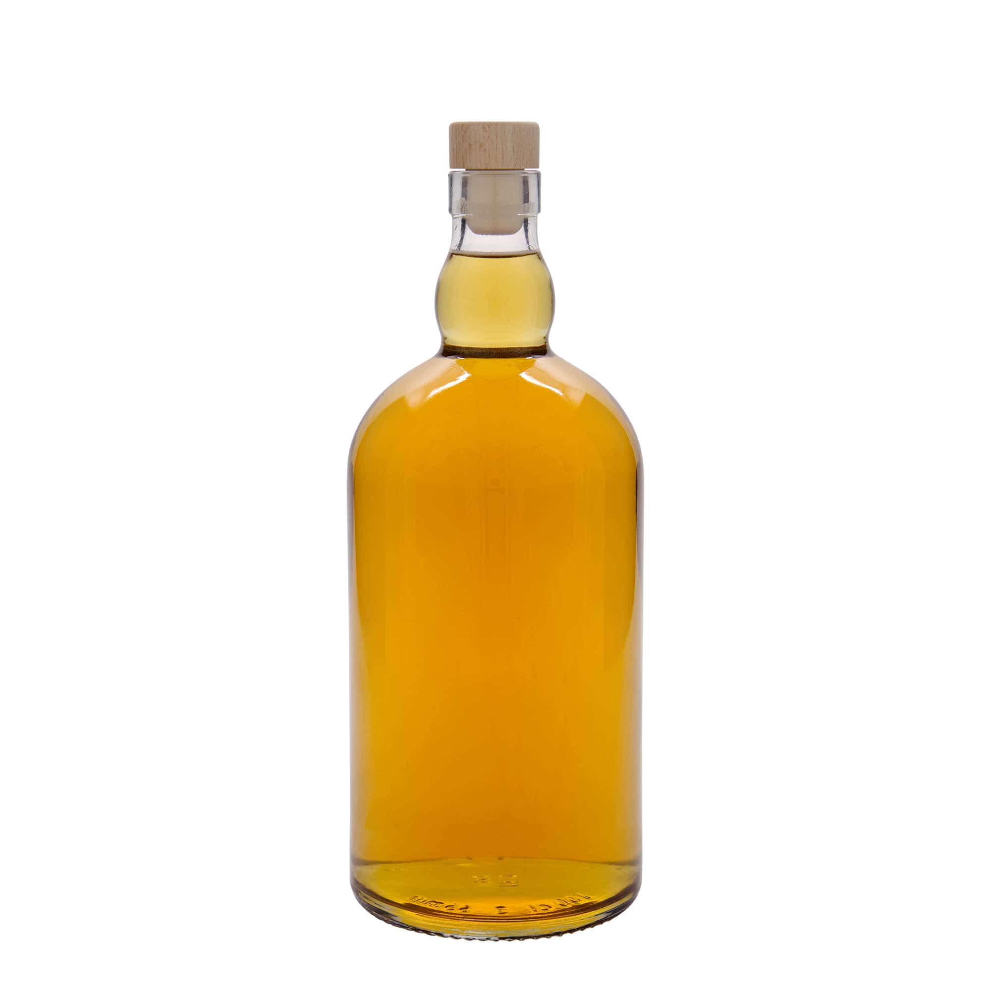 1000 ml Garrafa de vidro 'Aberdeen', boca: Cortiça