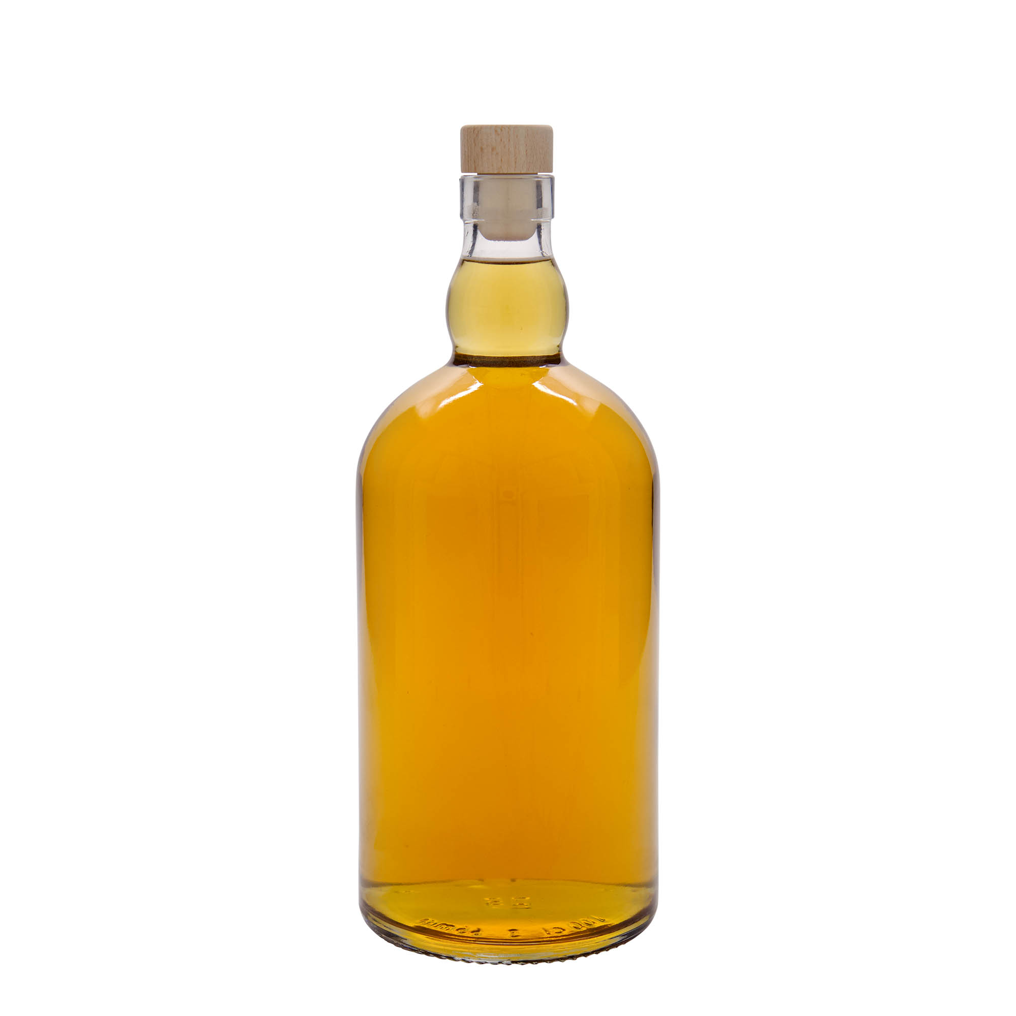 Garrafa de vidro de 1000 ml 'Aberdeen', abertura: cortiça