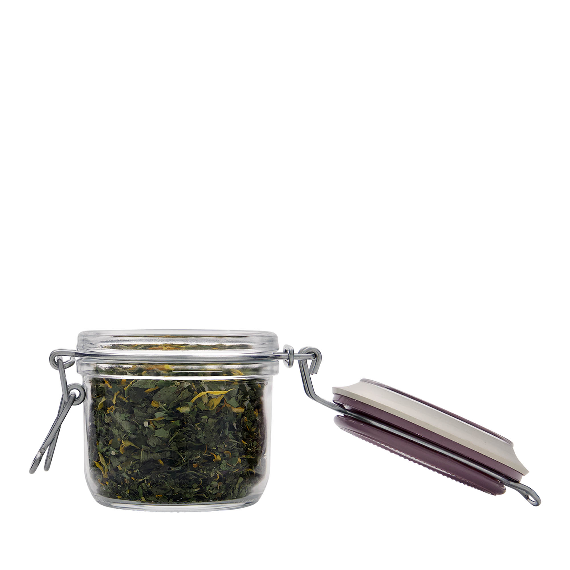 Frasco de vidro com fecho de alavanca de 200 ml 'Fido', violeta, abertura: fecho de alavanca Frasco de vidro com fecho de alavanca de 200 ml 'Fido', violeta, abertura: fecho de alavanca