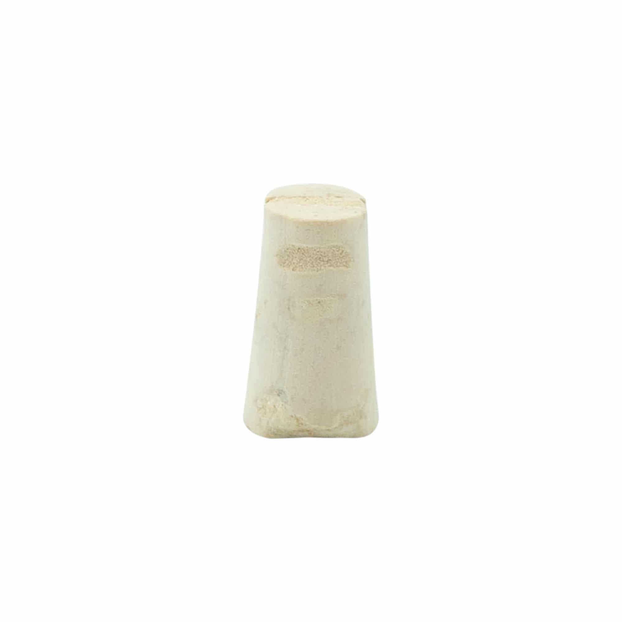 Rolha cónica 9-12 x 22, cortiça natural, branqueada, para boca: cortiça