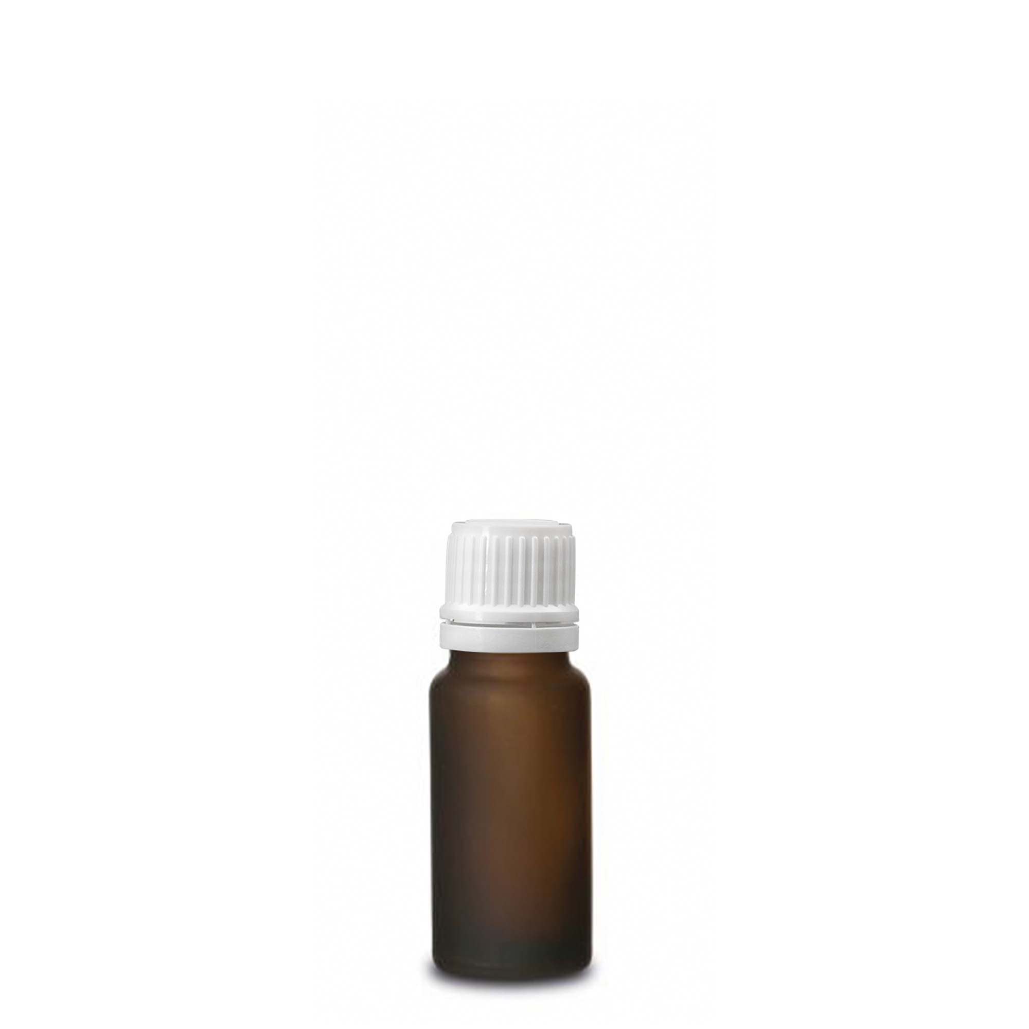 Frasco de medicamento de 10 ml, vidro, castanho fosco, boca: DIN 18