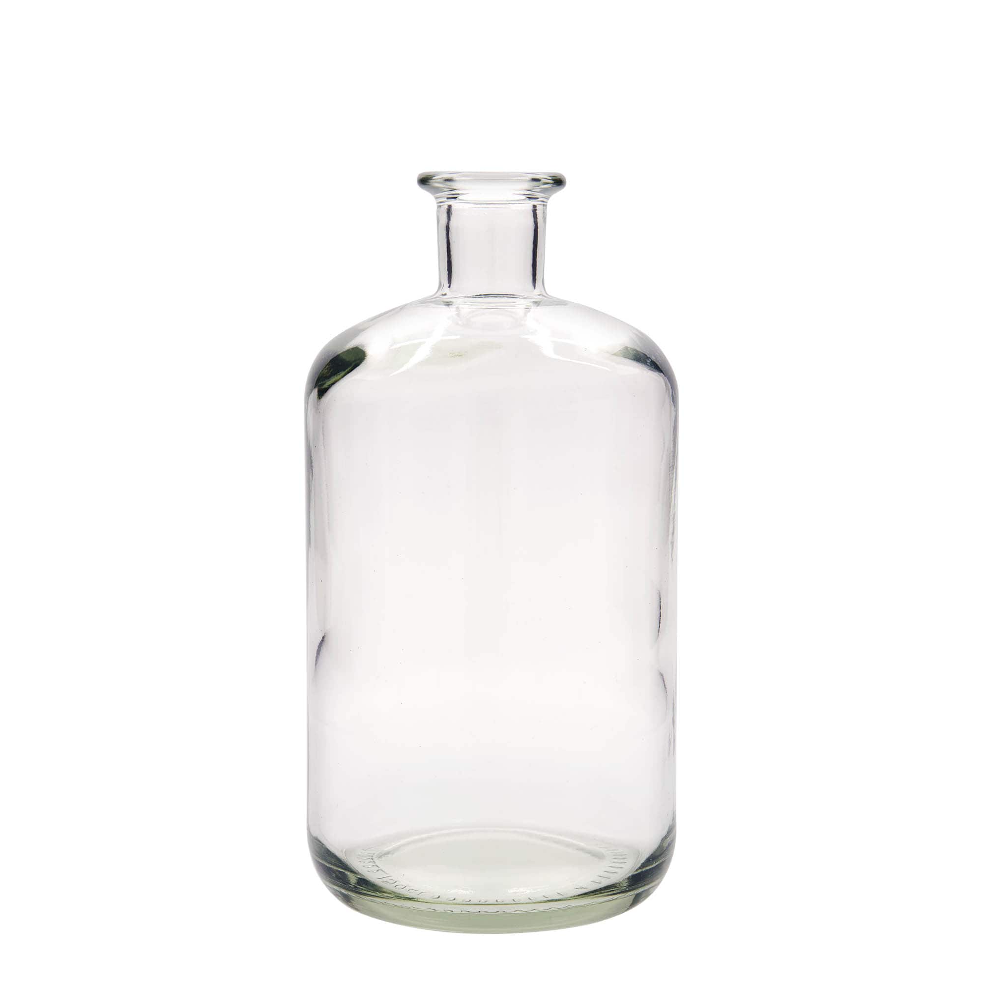 1500 ml Garrafa de vidro farmacêutica, boca: Cortiça 1500 ml Garrafa de vidro farmacêutica, boca: Cortiça