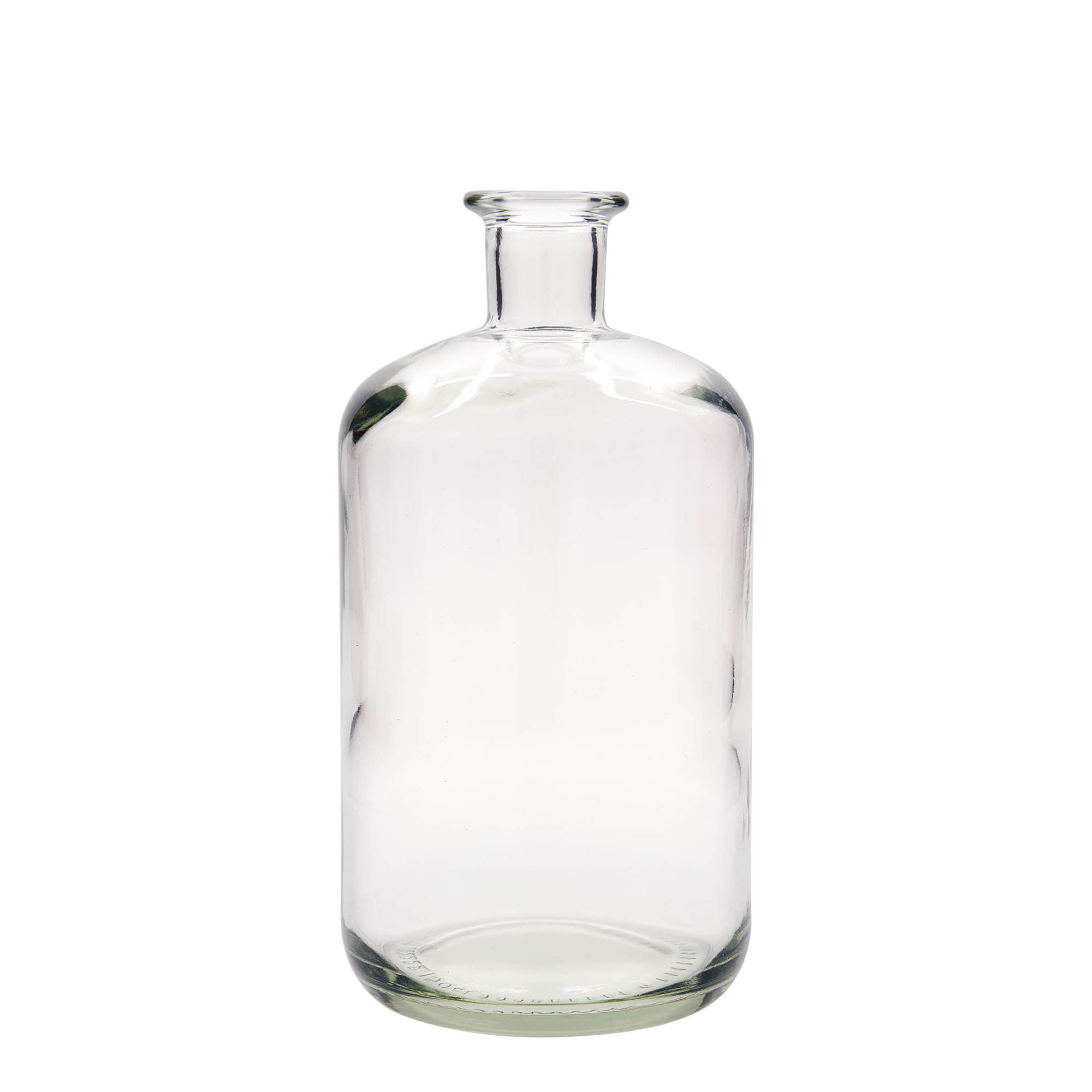 Frasco de vidro de 1.500 ml para farmacêutico, bocal: cortiça