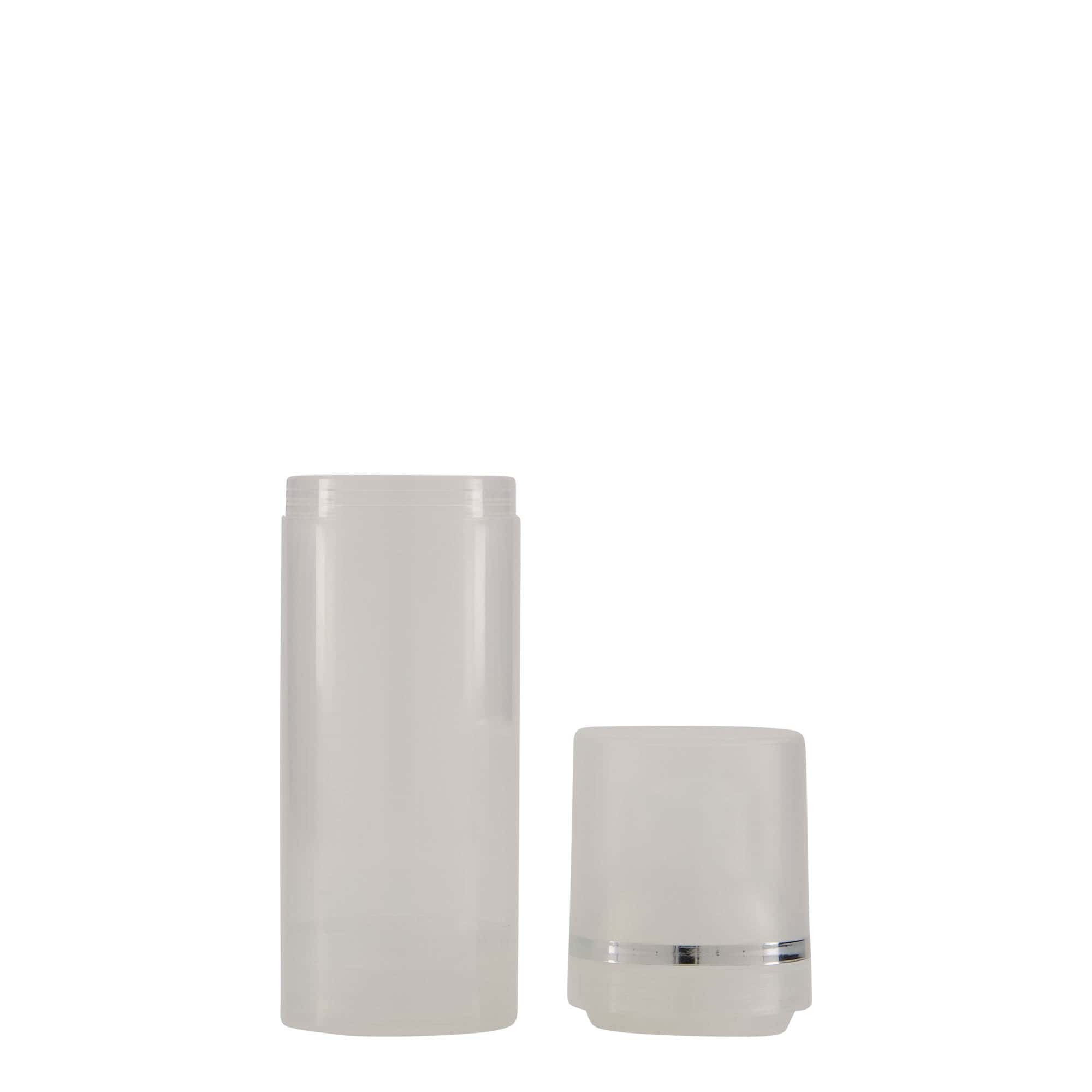 Doseador Airless 50 ml 'Mezzo', plástico PP, natural