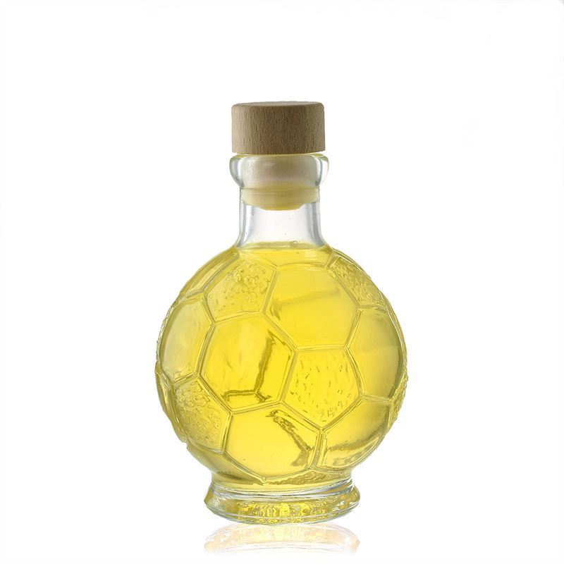 Frasco de vidro de 200 ml 'Futebol', boca: cortiça