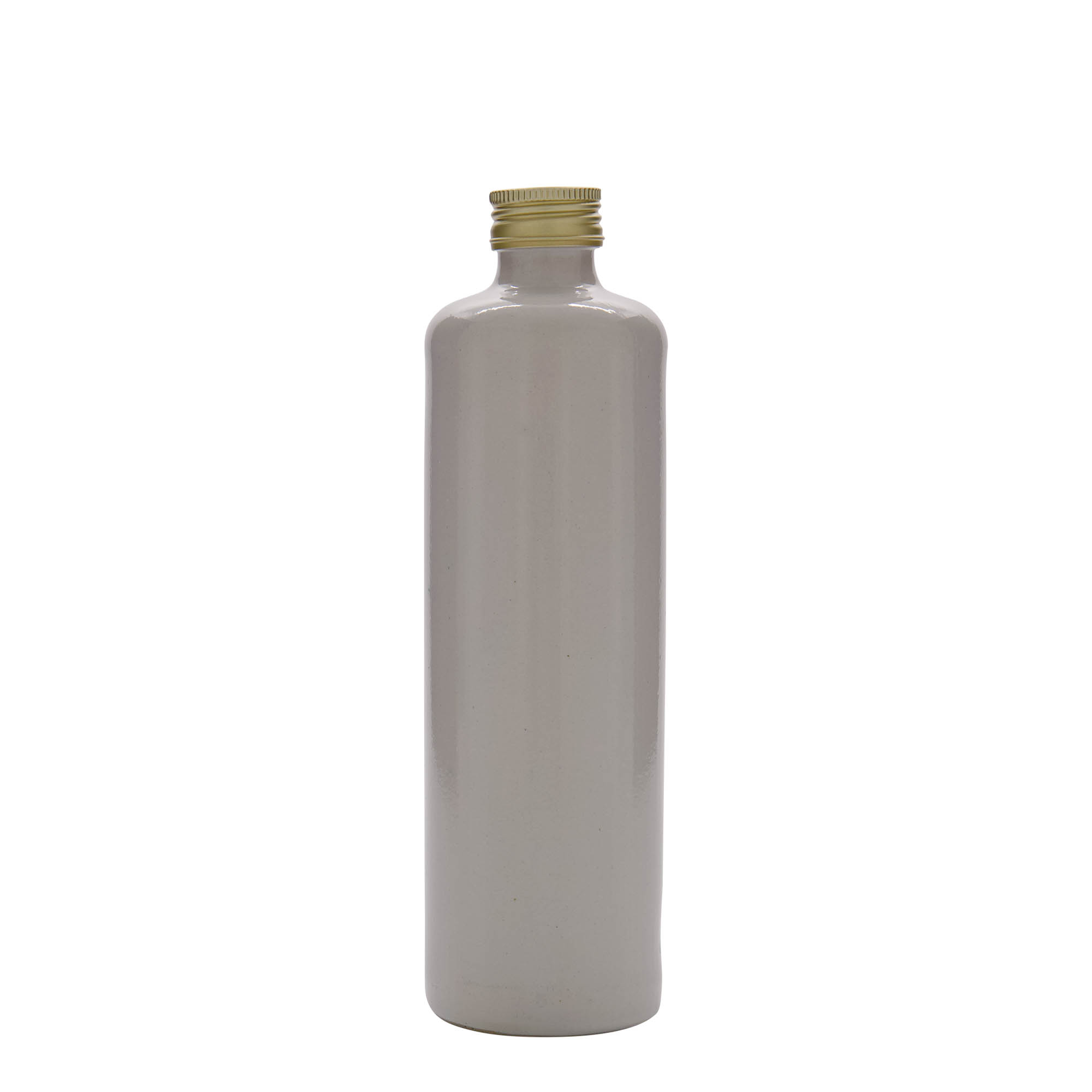 Jarro de barro 500 ml, grés, branco, boca: PP 31,5