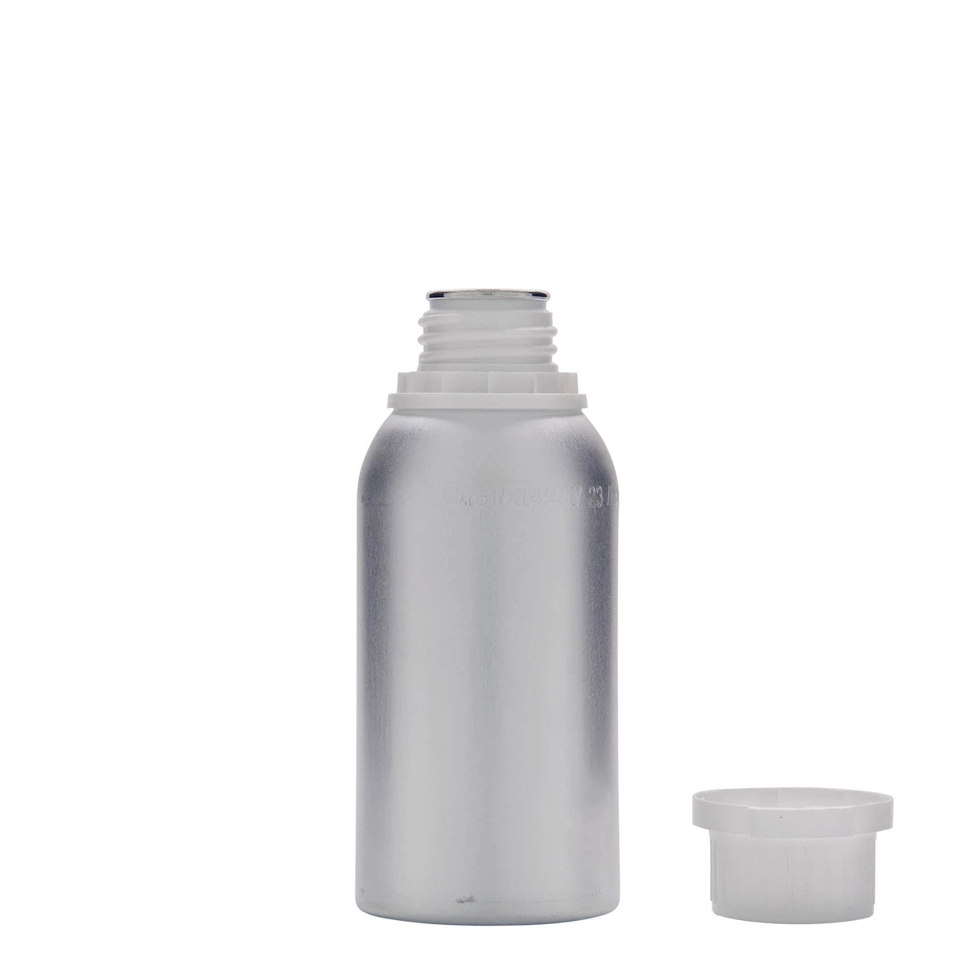 275 ml garrafa de alumínio, metal, prata, bocal: DIN 32