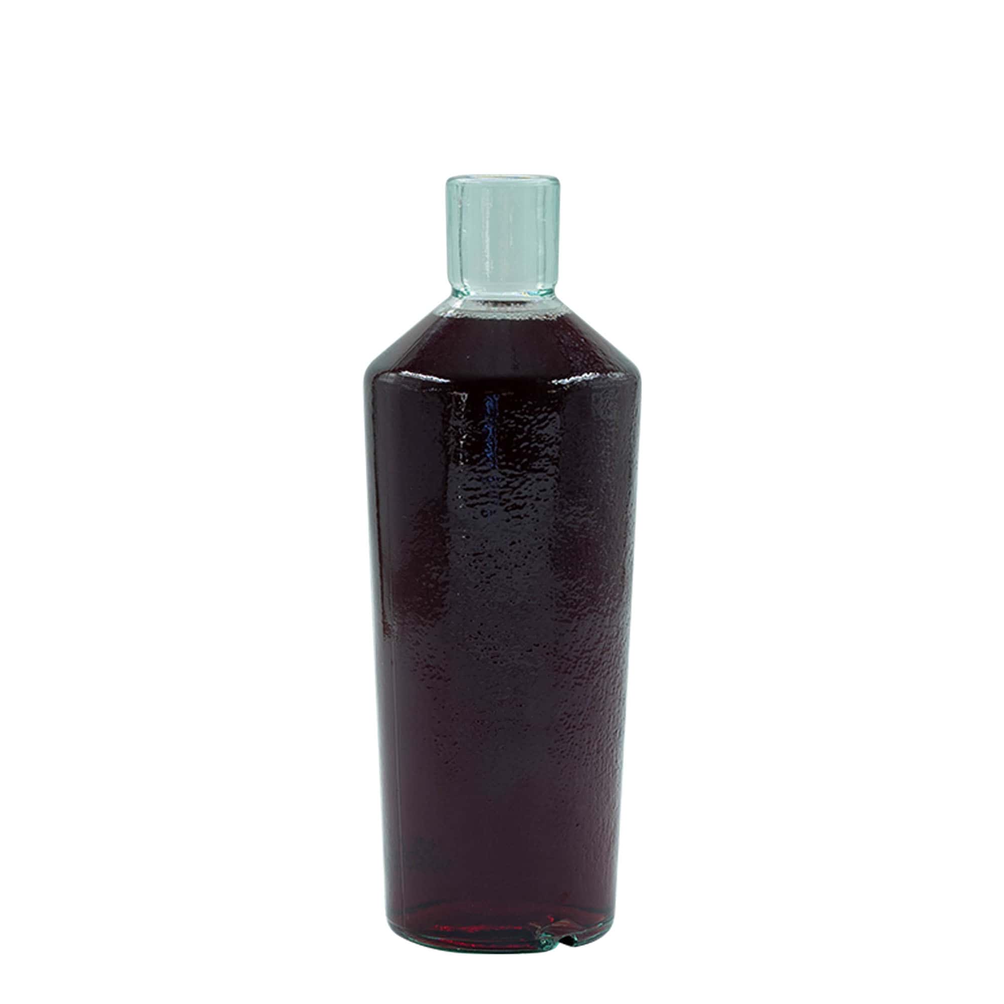 Garrafa de vidro artesanal 700 ml 'Primal', Boca: Cortiça