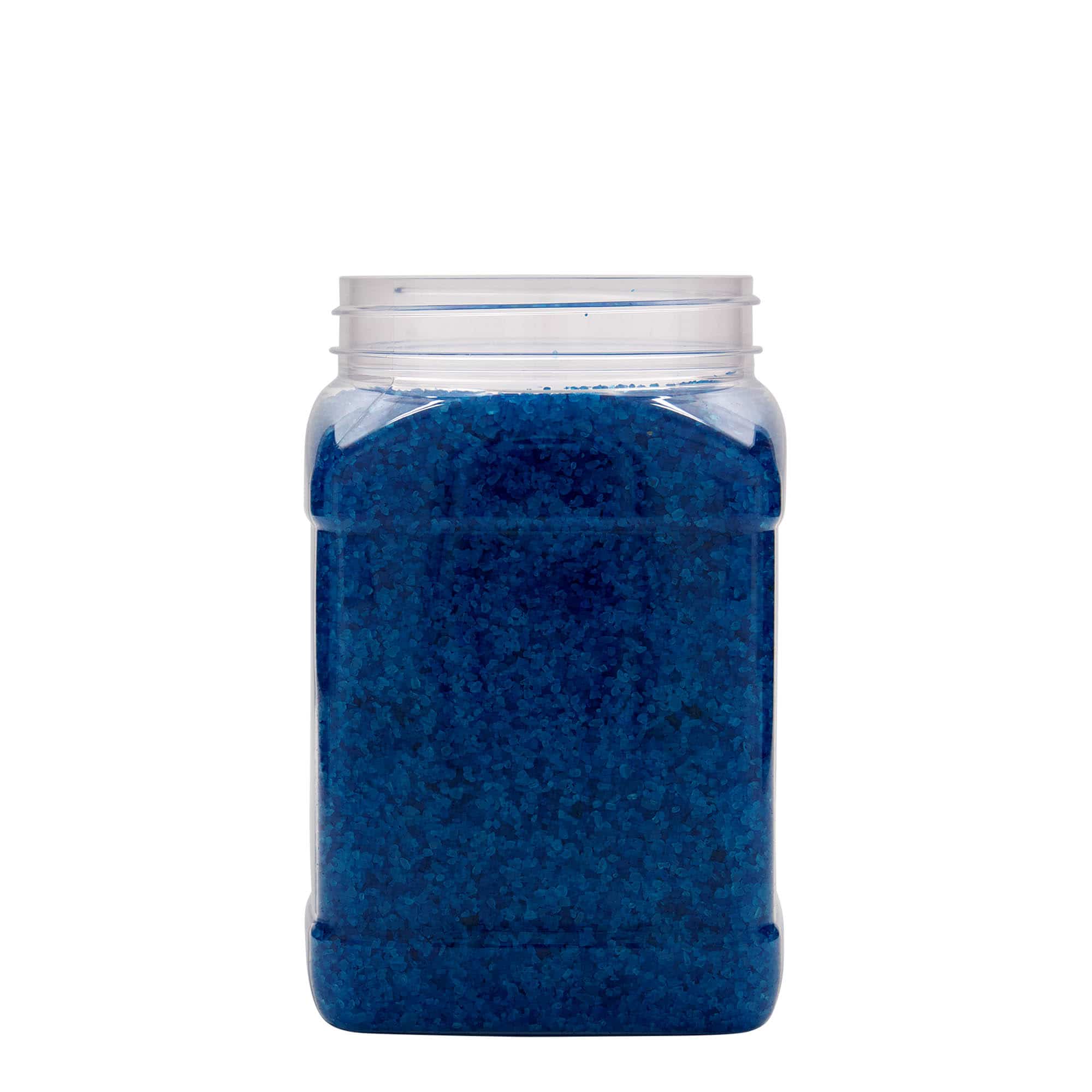 1.500 ml Lata PET 'Dana', quadrada, plástico, bocal: 100/400