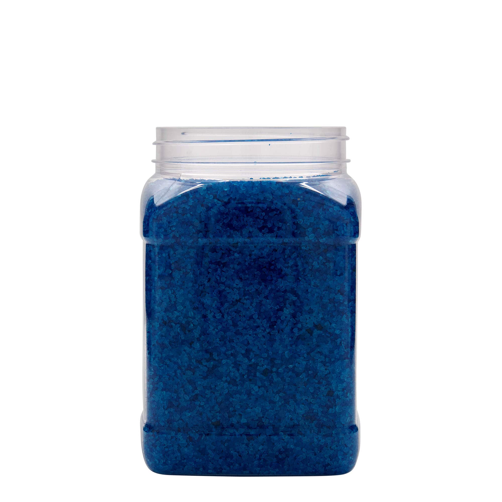 1.500 ml Lata PET 'Dana', quadrada, plástico, bocal: 100/400