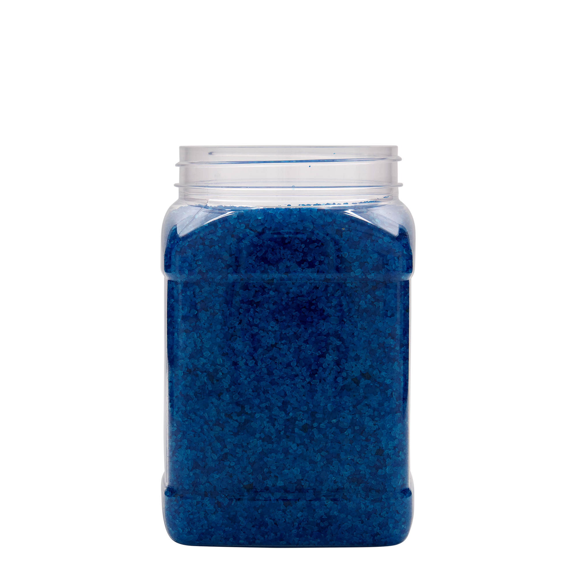1.500 ml Lata PET 'Dana', quadrada, plástico, bocal: 100/400