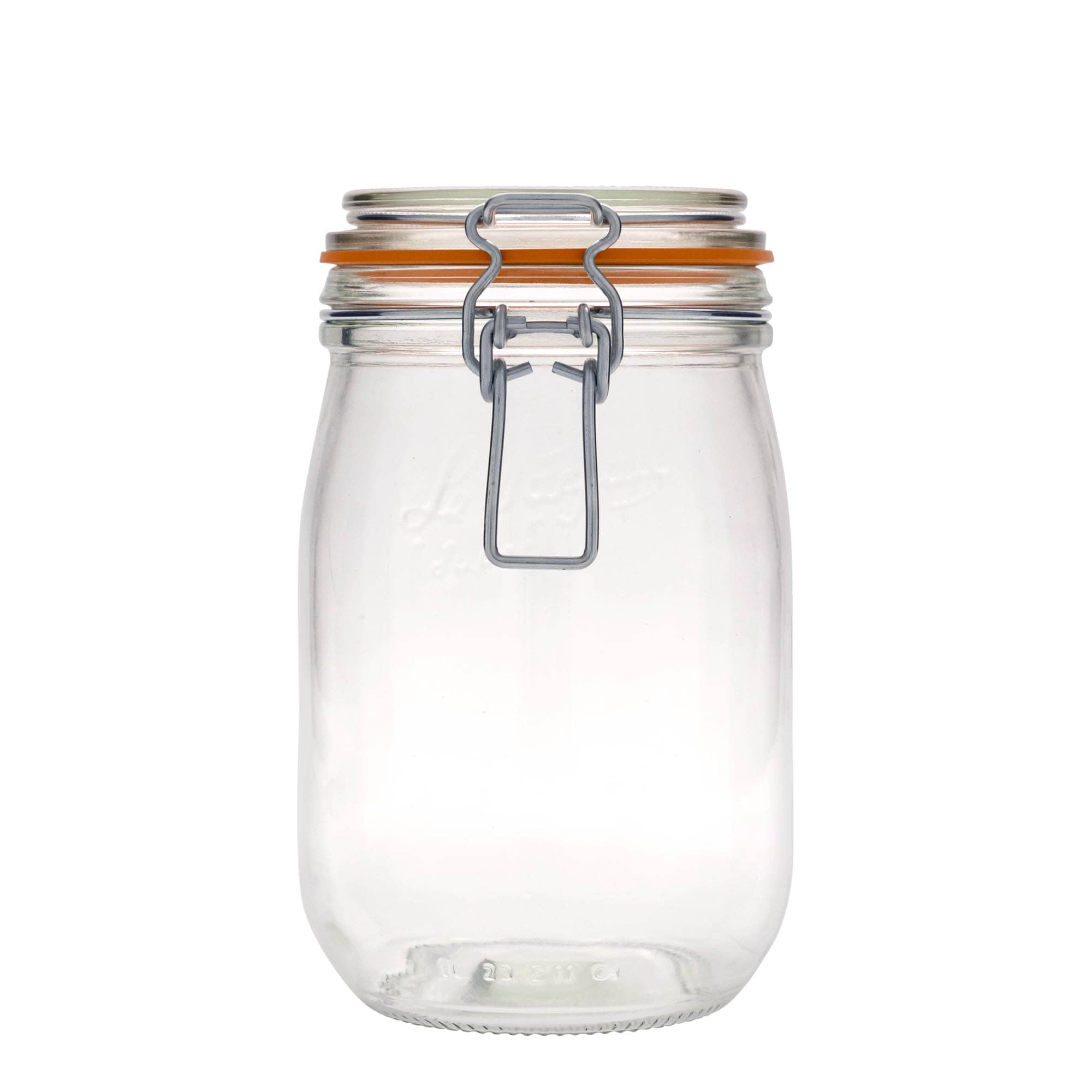 1.000 ml frasco com fecho de alavanca 'Le Parfait Super Bocal', boca: fecho de alavanca