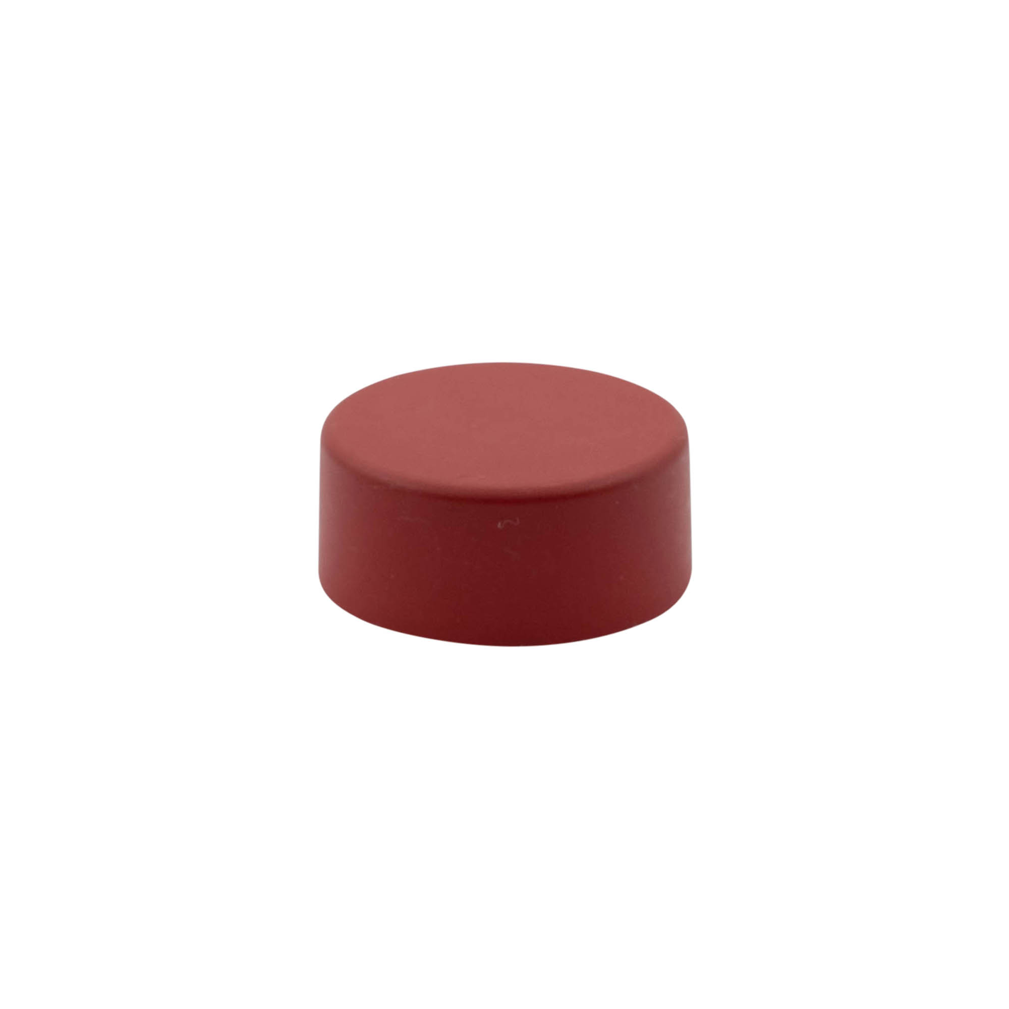 Tampa de rosca, plástico ABS, vermelho, para boca: GPI 28/400