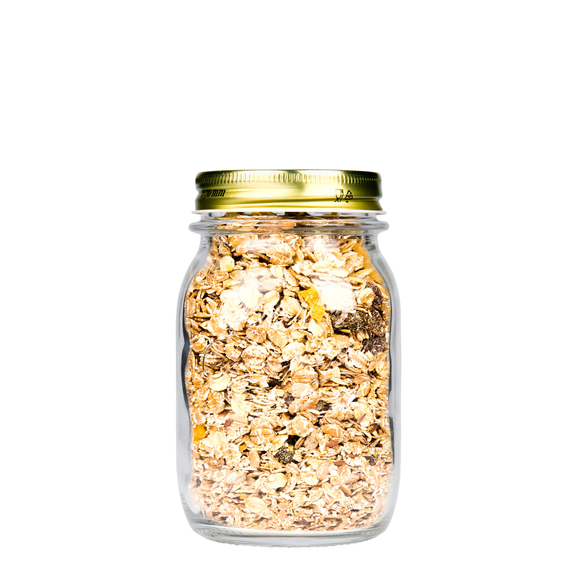 Frasco de vidro de 500 ml 'Quattro Stagioni', abertura: tampa de rosca Frasco de vidro de 500 ml 'Quattro Stagioni', abertura: tampa de rosca