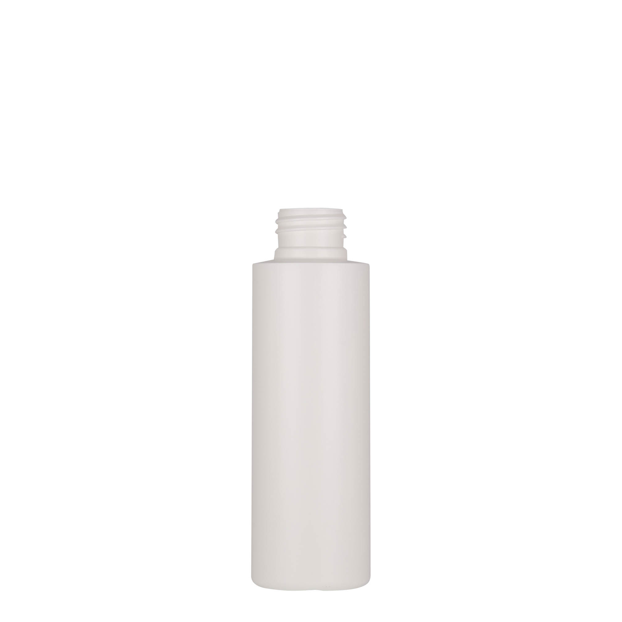 Frasco de plástico 100 ml 'Pipe', HDPE verde, branco, bocal: 24/410