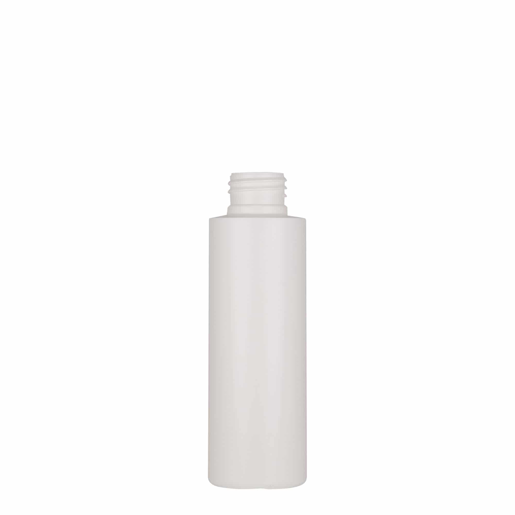 Frasco de plástico 100 ml 'Pipe', HDPE verde, branco, bocal: 24/410