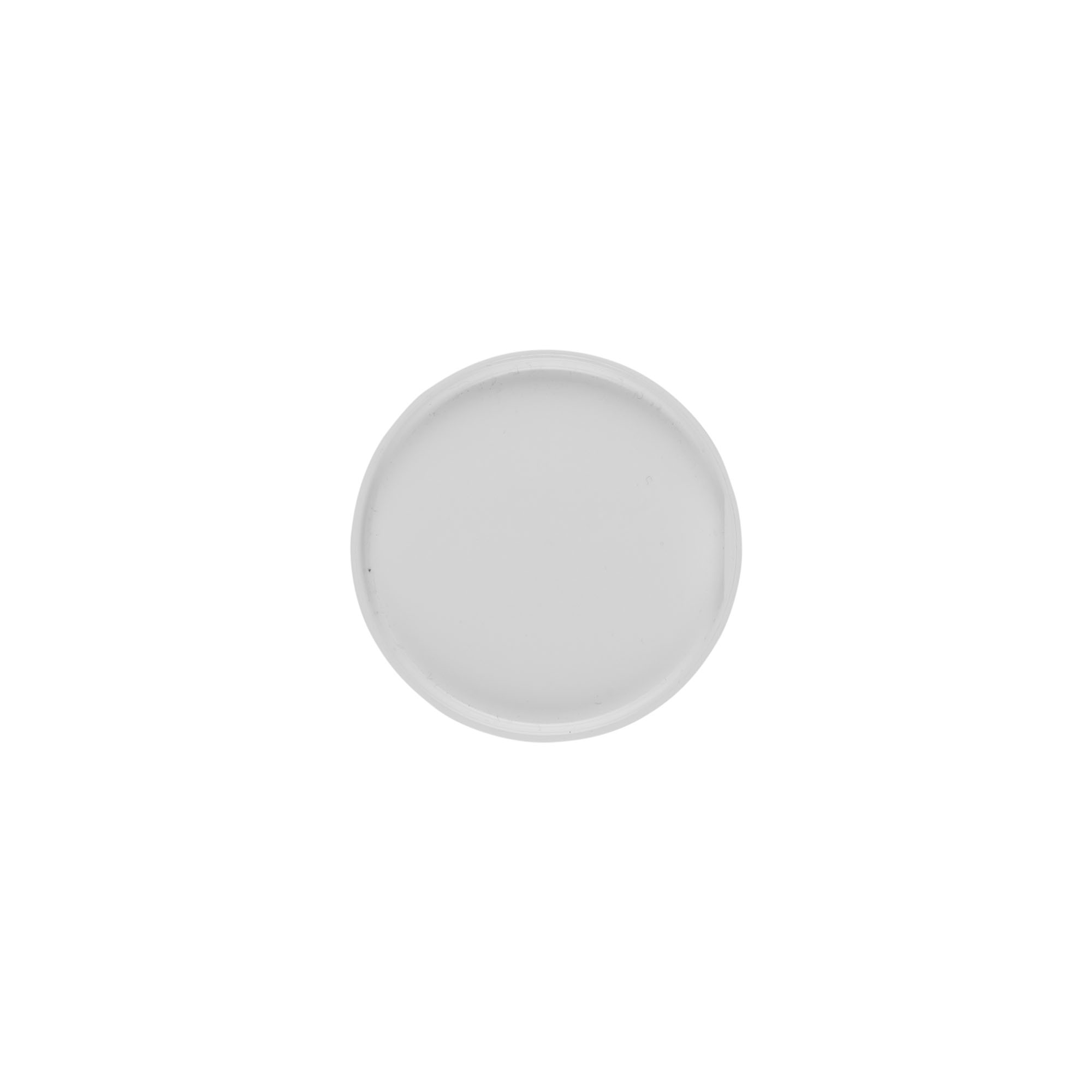 Disco de cobertura para 100 ml 'Magic', plástico PP, branco Disco de cobertura para 100 ml 'Magic', plástico PP, branco