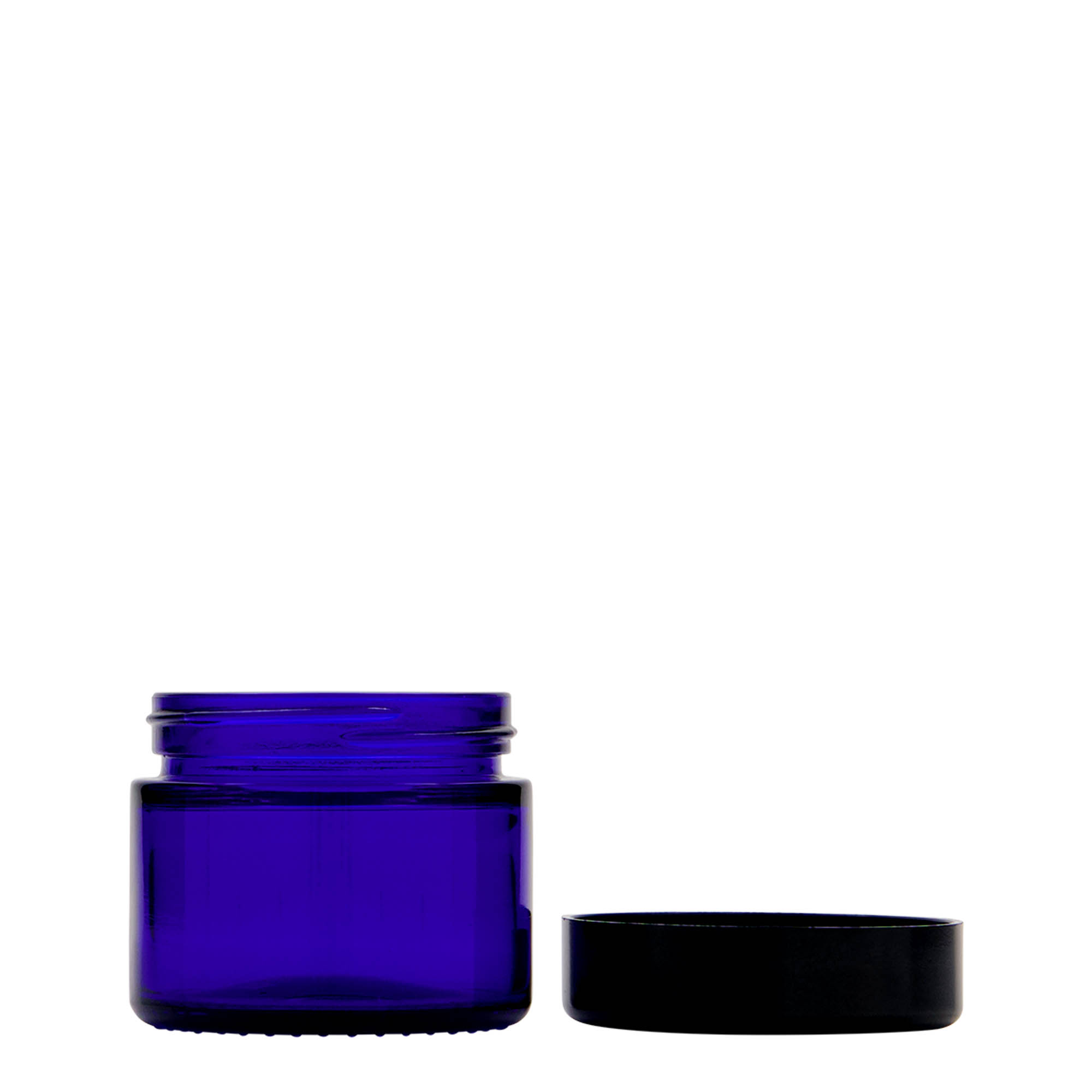 50 ml frasco 'Blue Edition', vidro, azul royal, abertura: tampa de rosca