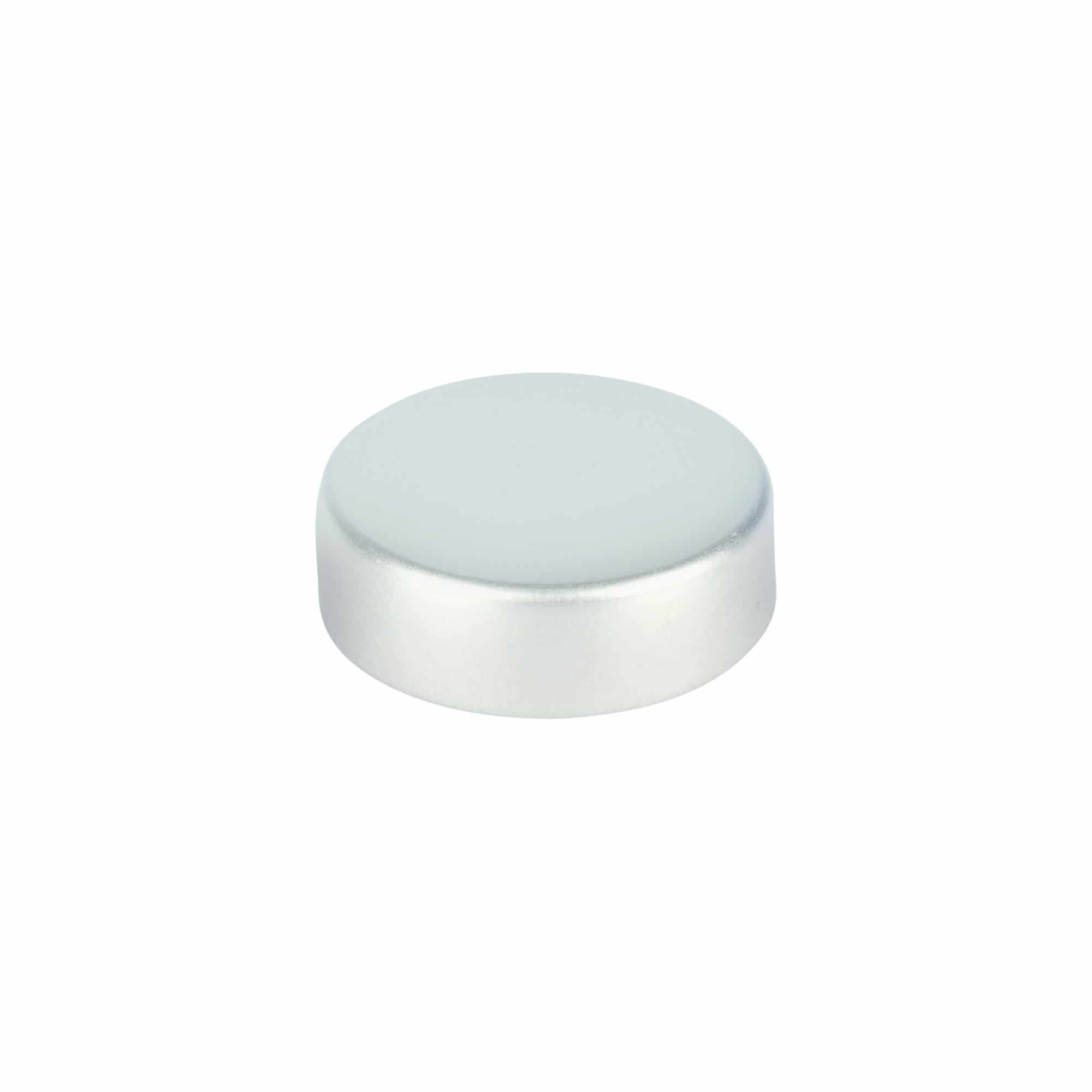 Tampa de rosca, metal, prateado, para bocal: GPI 33/400