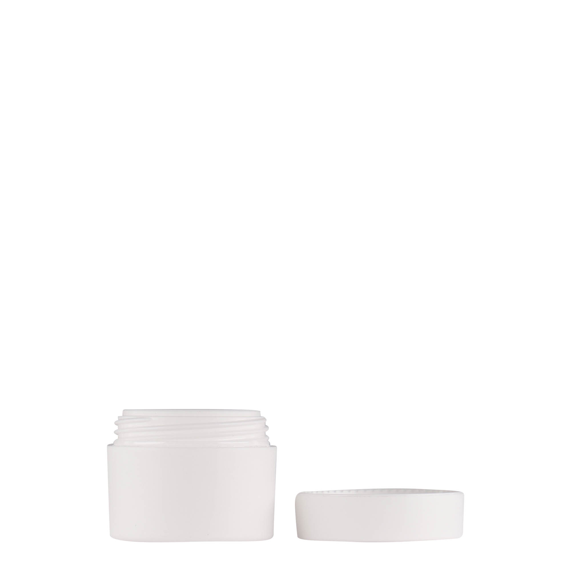 5 ml frasco de plástico 'Antonella', PP, branco, abertura: tampa de rosca