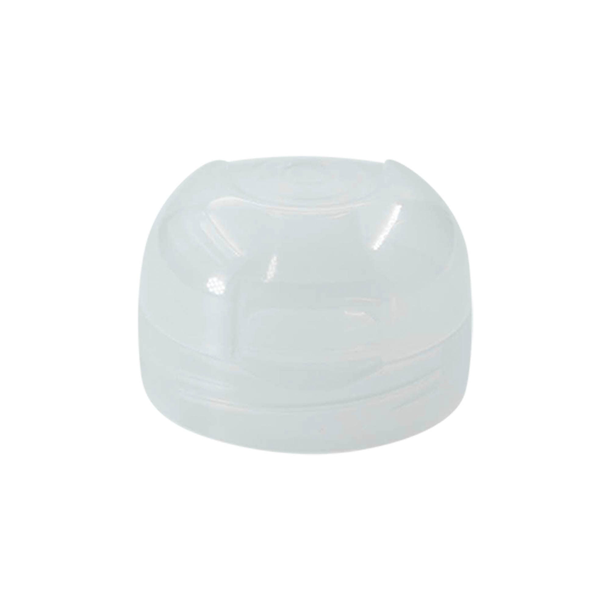 Tampa de rosca com dobradiça Kavodrink, plástico PP, branco