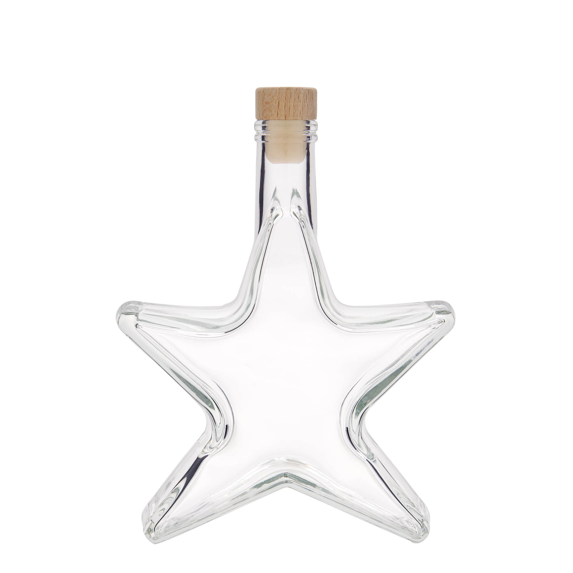 Garrafa de vidro de 350 ml 'Estrela', Boca: Cortiça Garrafa de vidro de 350 ml 'Estrela', Boca: Cortiça