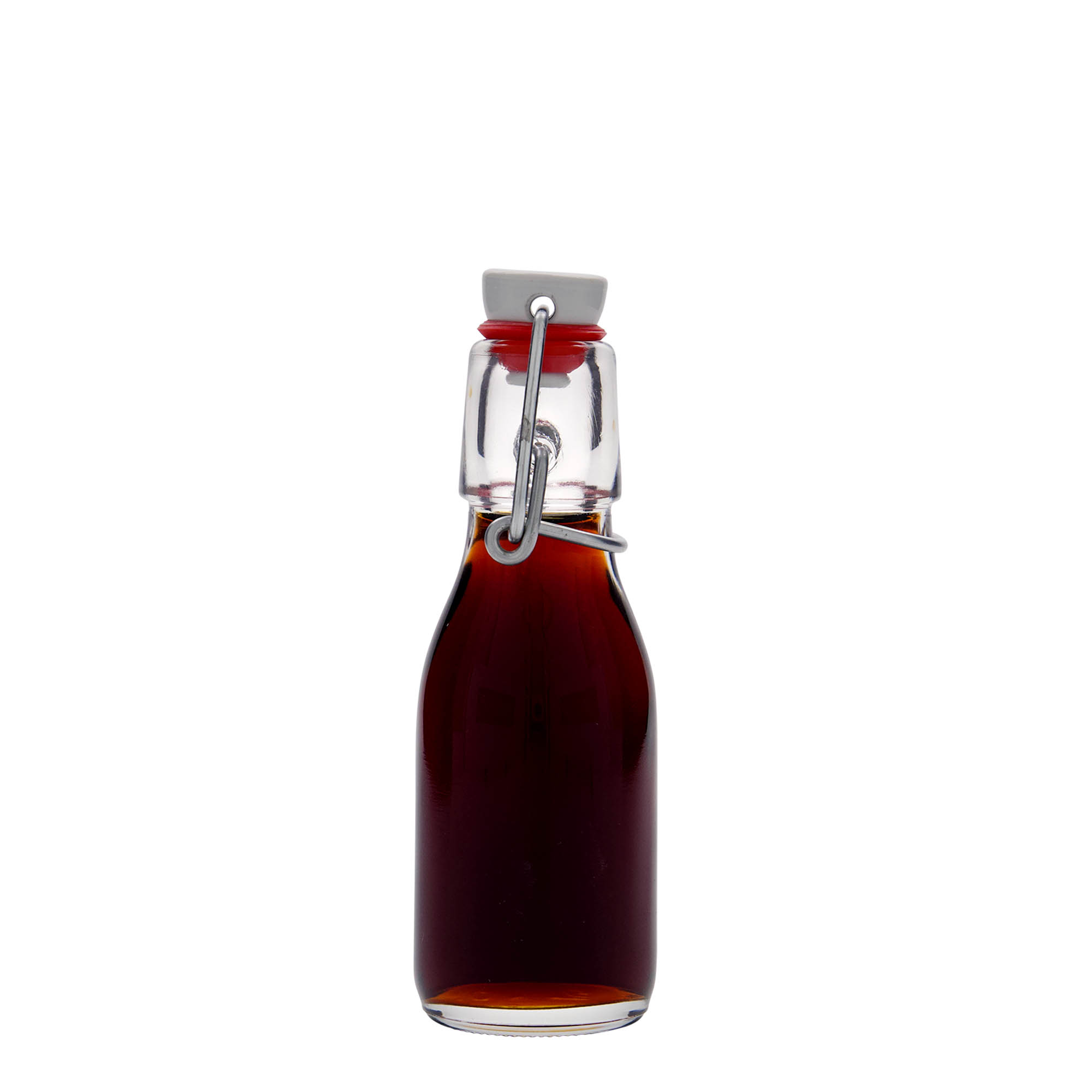 Garrafa de vidro de 100 ml 'Paul', bocal: fecho de alavanca Garrafa de vidro de 100 ml 'Paul', bocal: fecho de alavanca