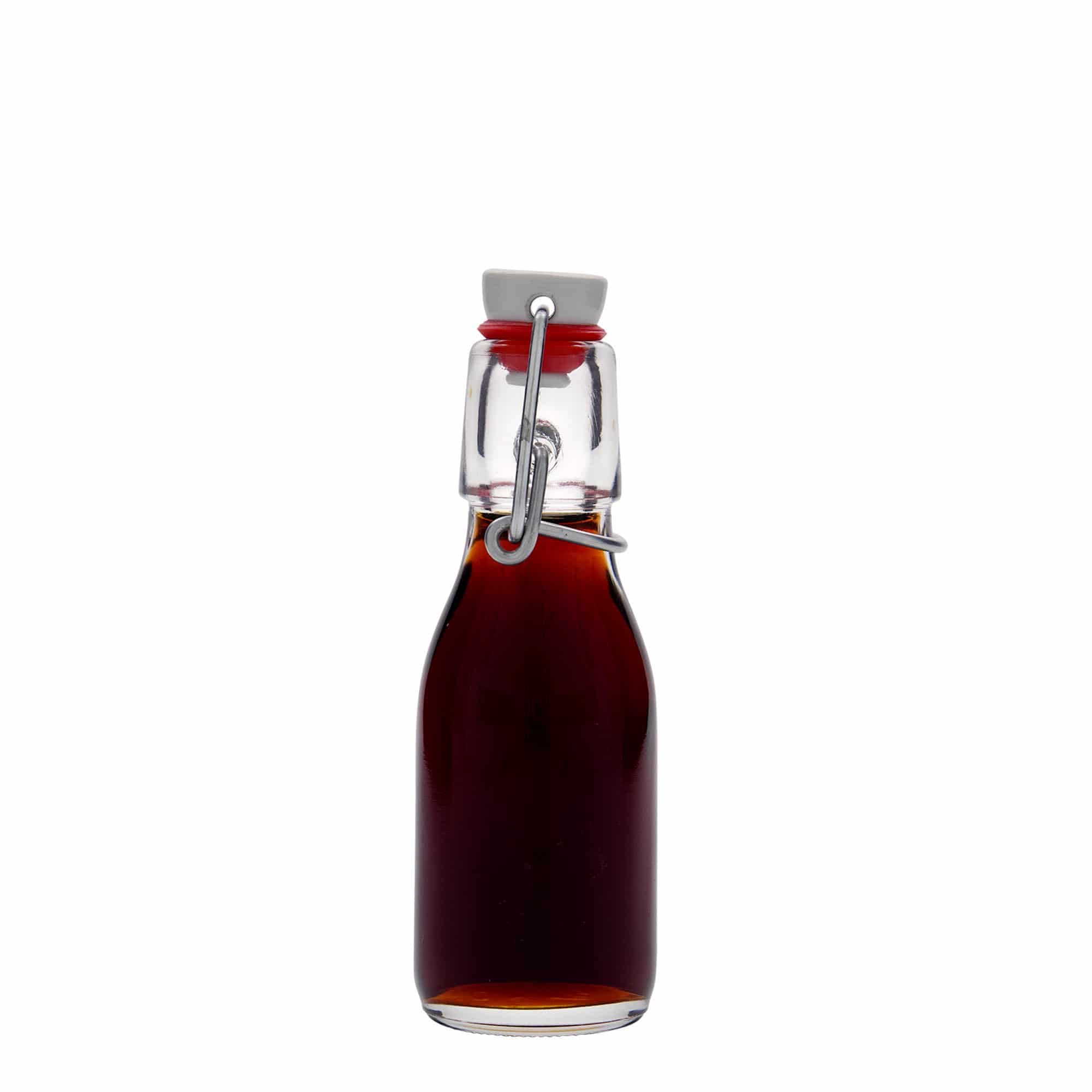 Garrafa de vidro de 100 ml 'Paul', bocal: fecho de alavanca Garrafa de vidro de 100 ml 'Paul', bocal: fecho de alavanca