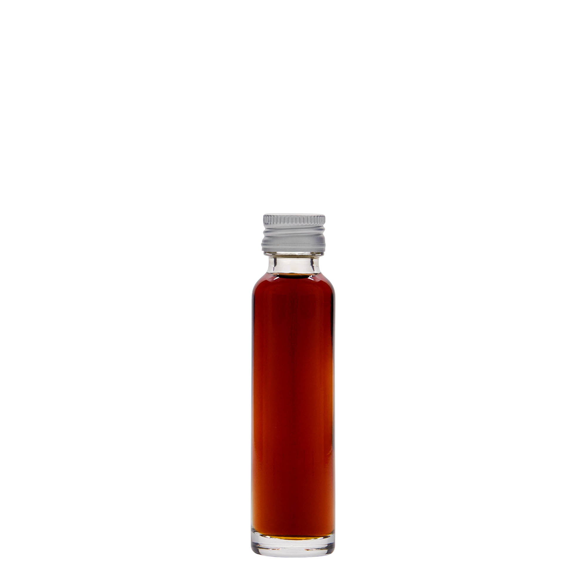 Frasco de jarro de 20 ml, vidro, boca: PP 18 Frasco de jarro de 20 ml, vidro, boca: PP 18
