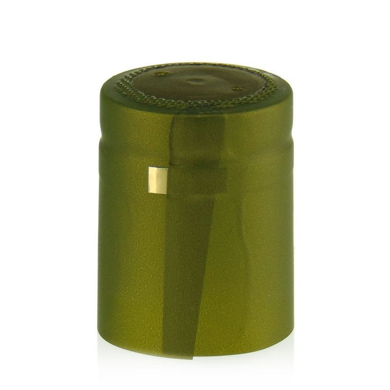 Cápsula de encolhimento 32x41, plástico PVC, verde-oliva Cápsula de encolhimento 32x41, plástico PVC, verde-oliva