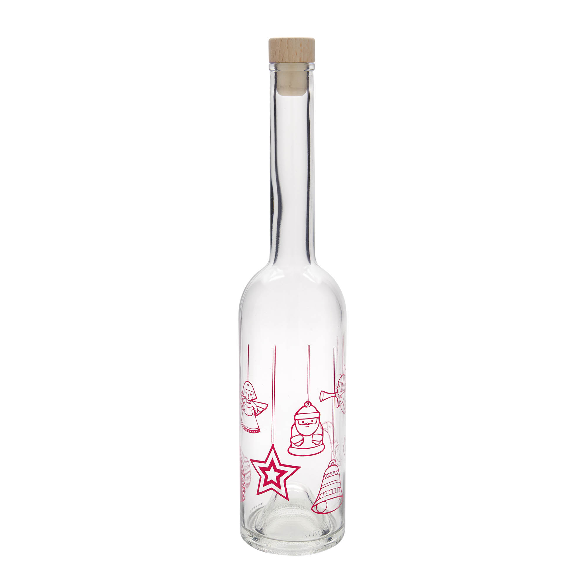Garrafa de vidro 500 ml 'Opera', motivo: Estrelas, boca: Cortiça Garrafa de vidro 500 ml 'Opera', motivo: Estrelas, boca: Cortiça