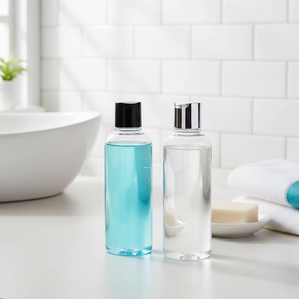 Tampa de rosca Disc Top, plástico PP, preta, para boca: 24/410