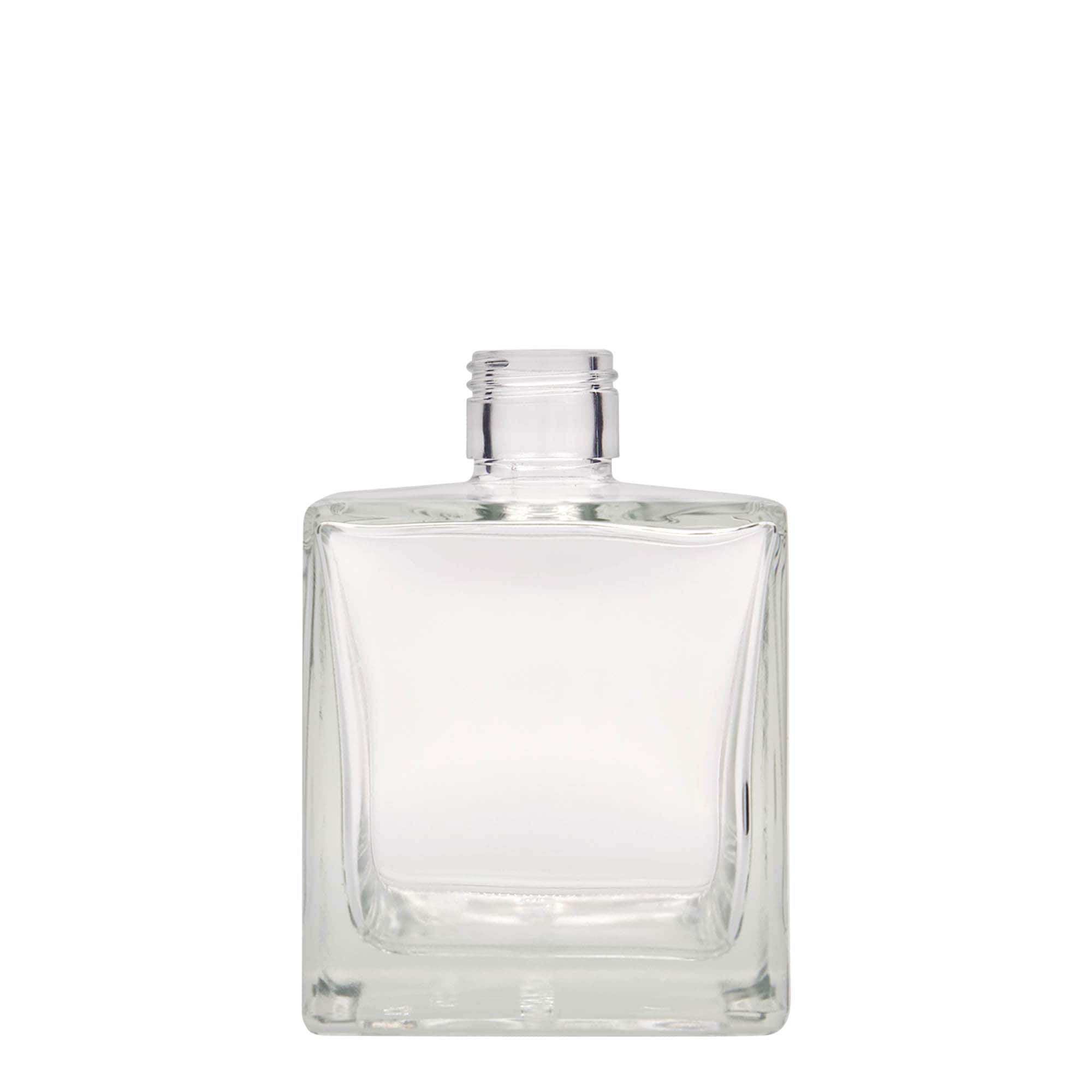 Garrafa de vidro de 500 ml 'Cube', quadrada, boca: PP 31,5