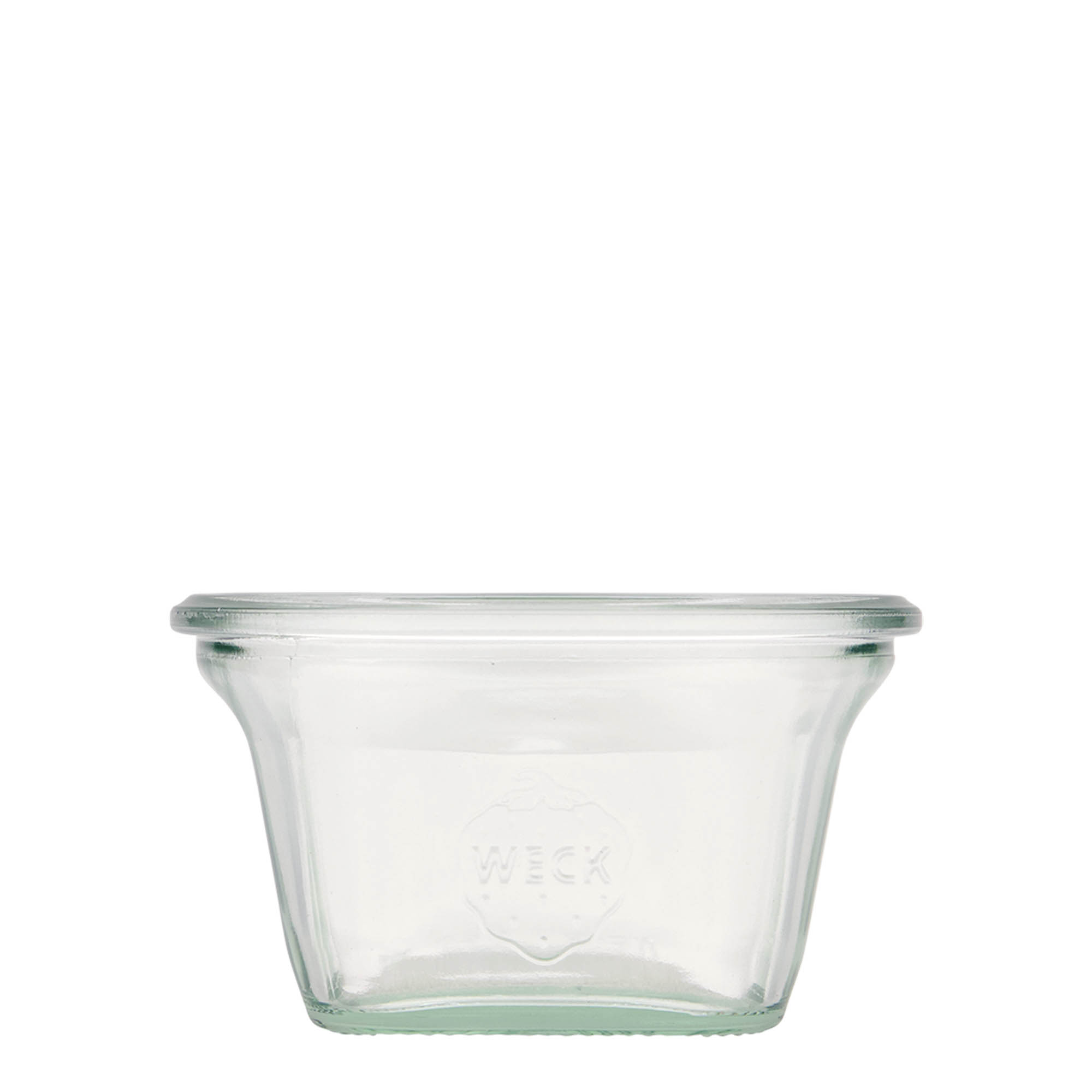 290 ml WECK-Quadroglas, quadrado, boca: borda redonda