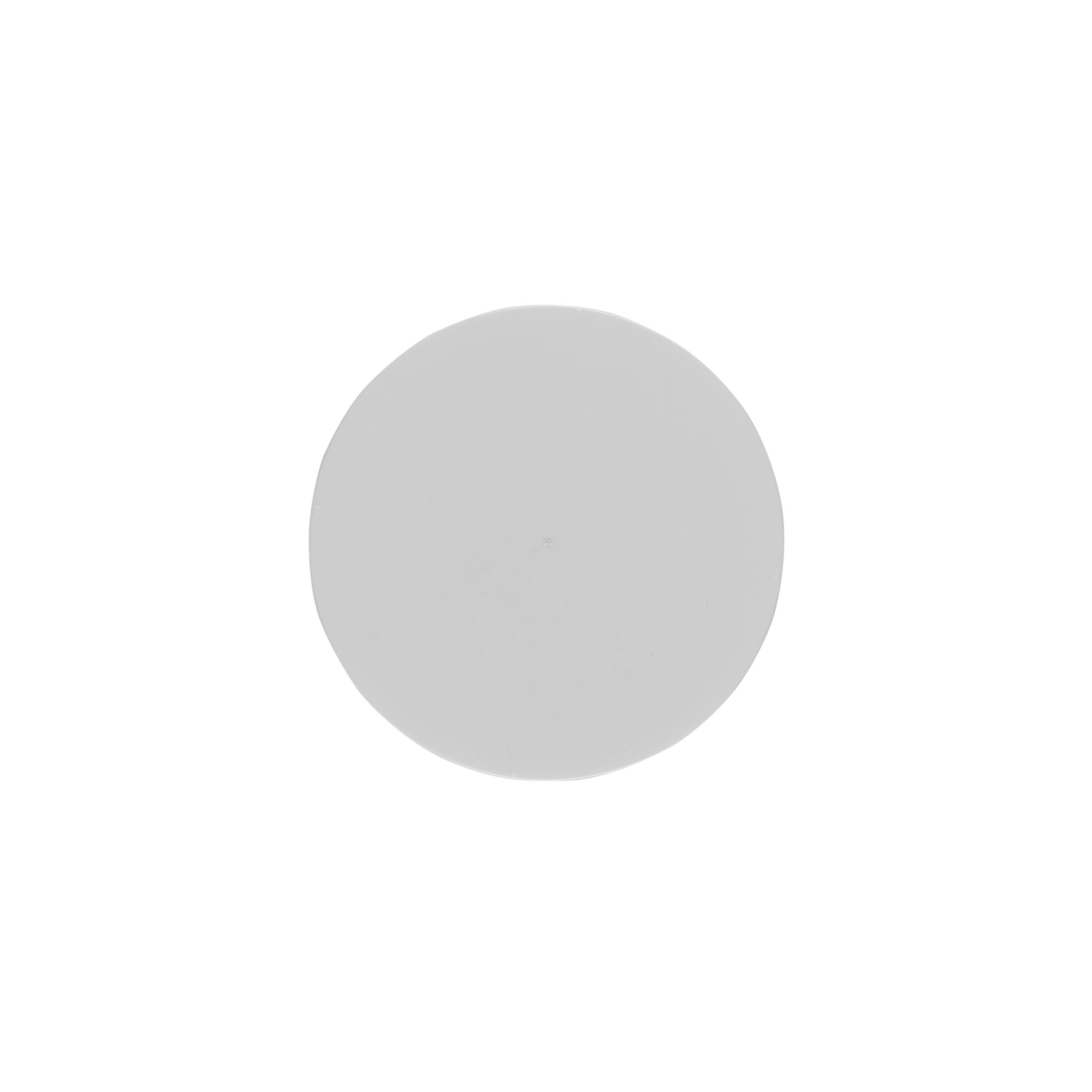 Disco de cobertura para 150 ml 'Bianca', plástico PP, branco