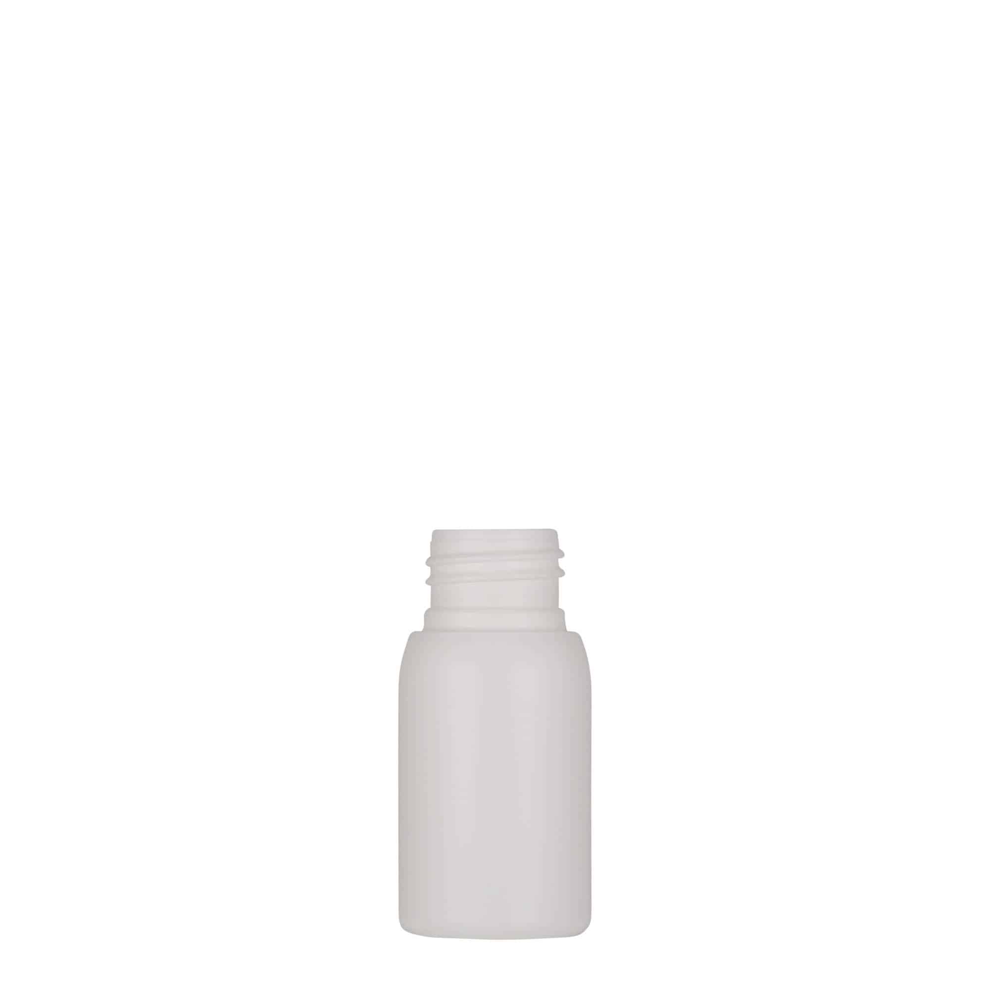 30 ml Garrafa de plástico 'Tuffy', PEAD, branco, boca: GPI 24/410 30 ml Garrafa de plástico 'Tuffy', PEAD, branco, boca: GPI 24/410