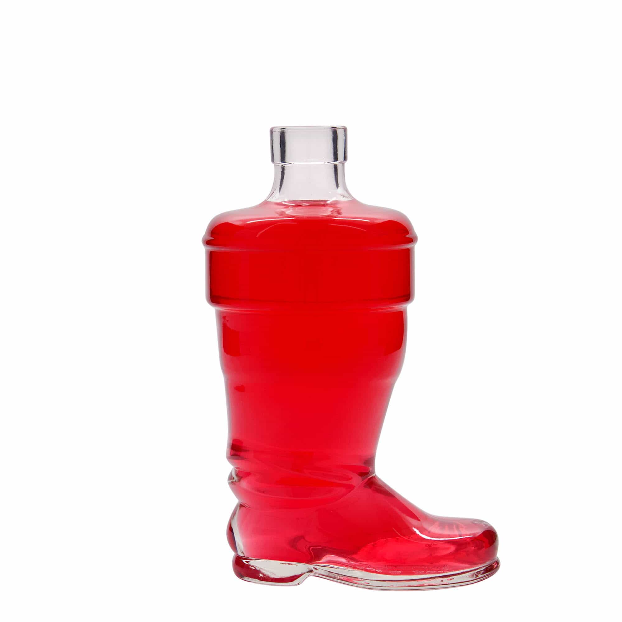 350 ml Garrafa de vidro 'Bota', boca: Cortiça