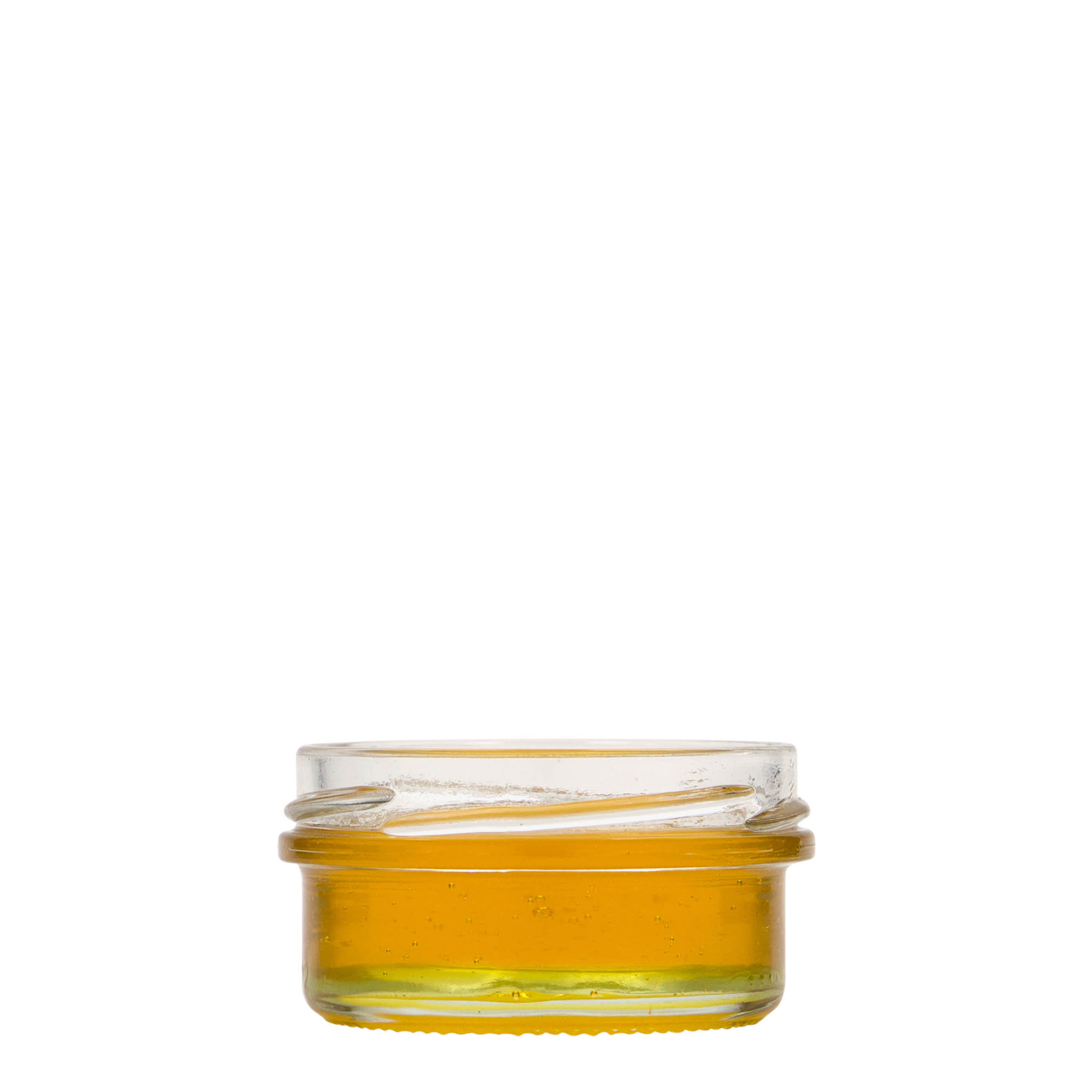 65 ml frasco de vidro plano, boca: Twist-Off (TO 66)