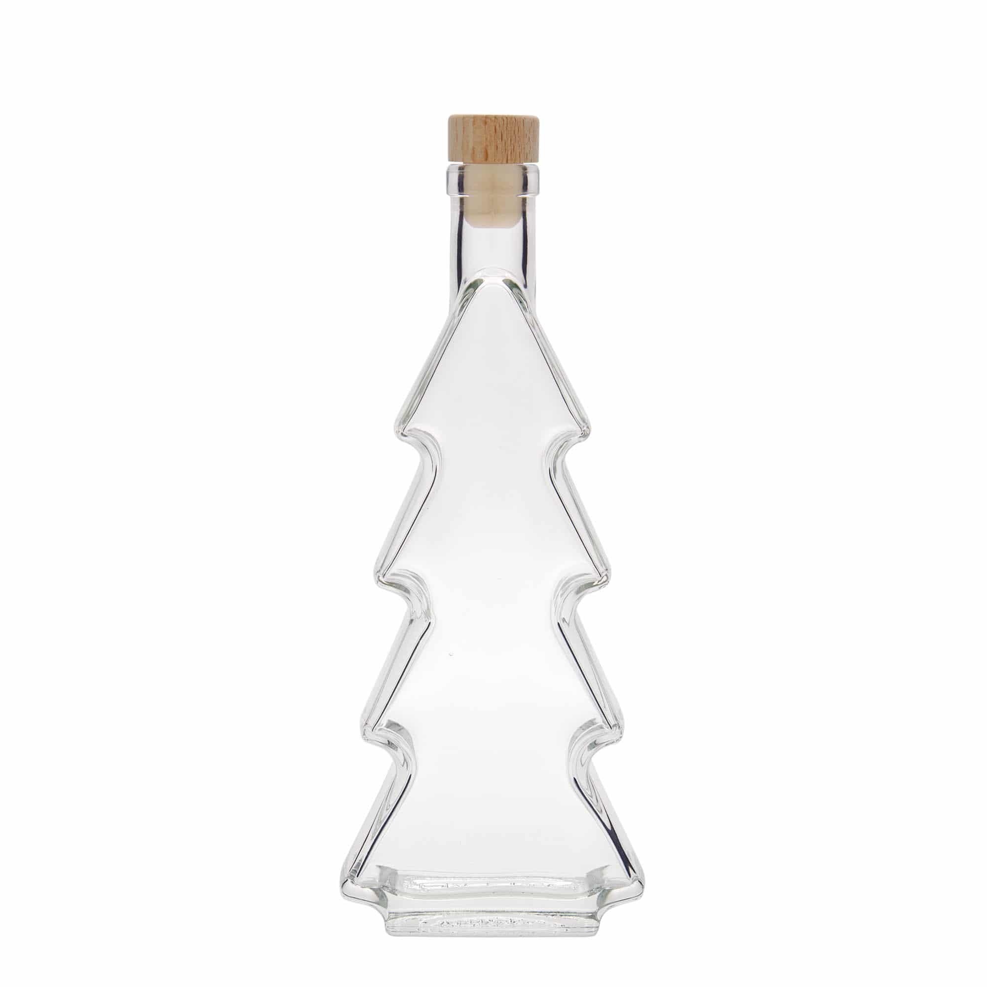 Garrafa de vidro de 350 ml 'Árvore de Natal', boca: cortiça