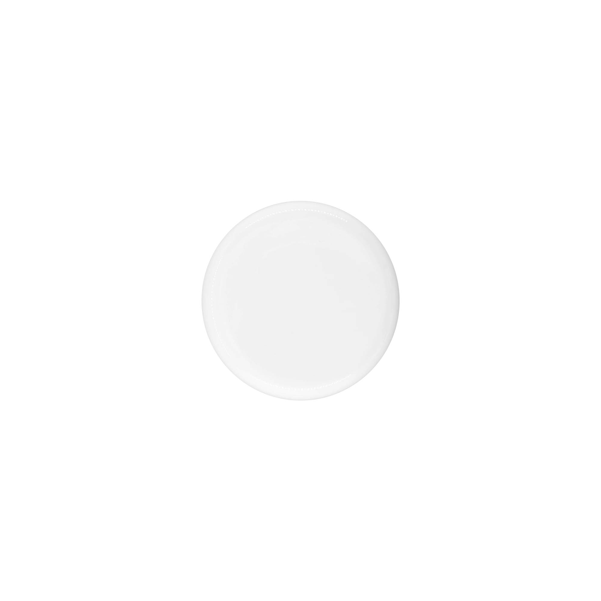 Tampa de rosca para 30 ml 'Bianca', plástico PP, branco