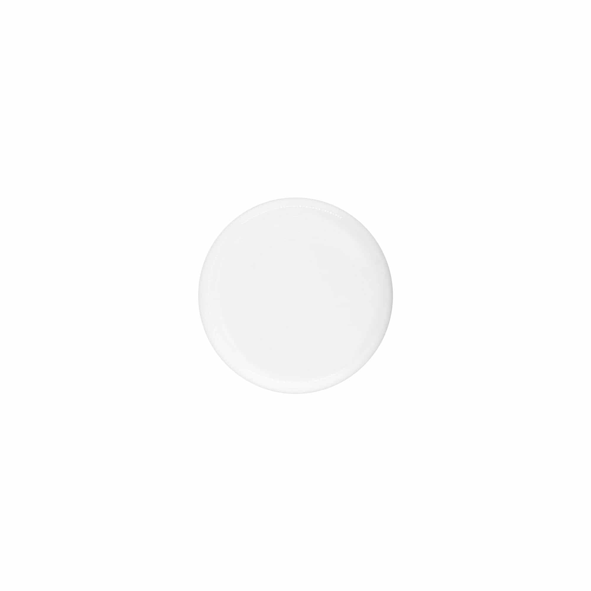Tampa de rosca para 30 ml 'Bianca', plástico PP, branco Tampa de rosca para 30 ml 'Bianca', plástico PP, branco