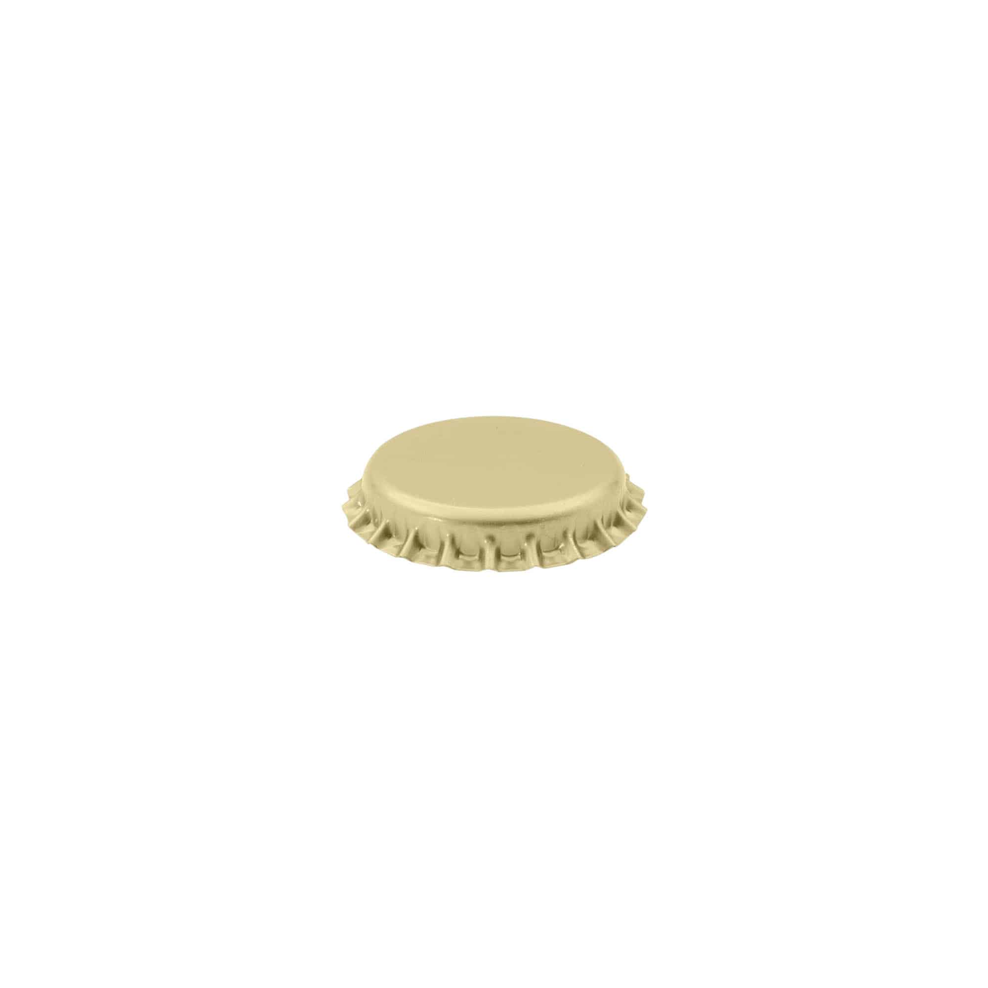 Tampas coroa 26 mm, metal, dourado Tampas coroa 26 mm, metal, dourado