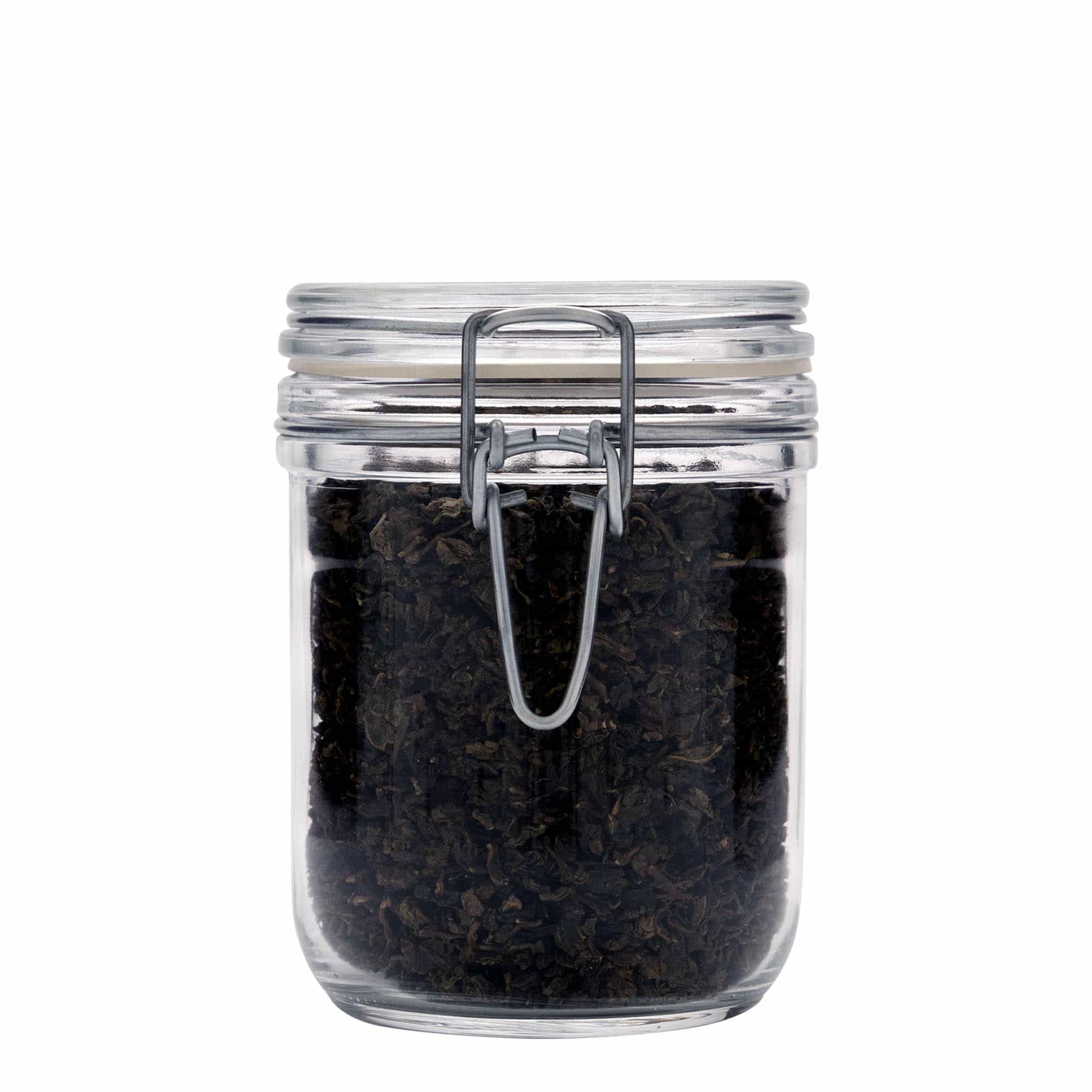 Frasco de vidro com fecho de alavanca 'Fido' 500 ml, Boca: Fecho de alavanca
